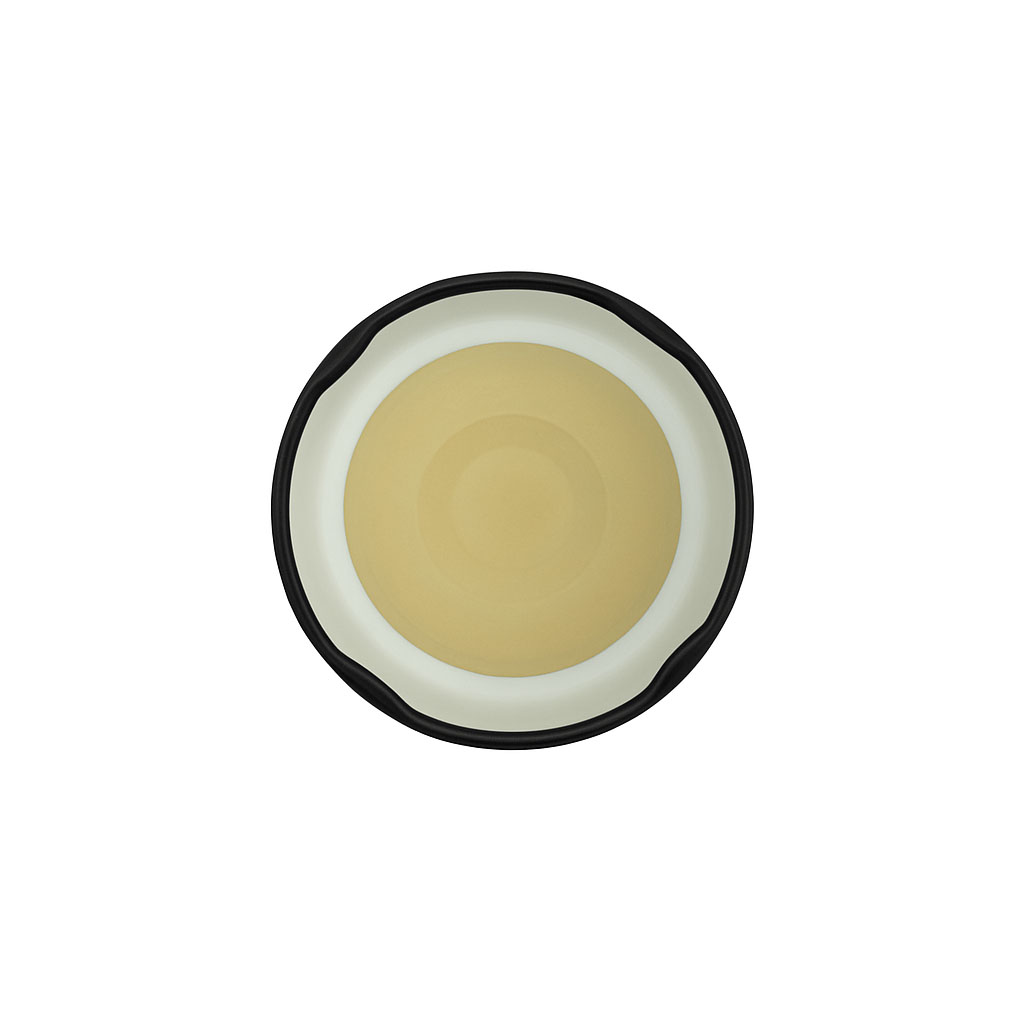 Twist off lid, tinplate, black, for opening: TO 48
