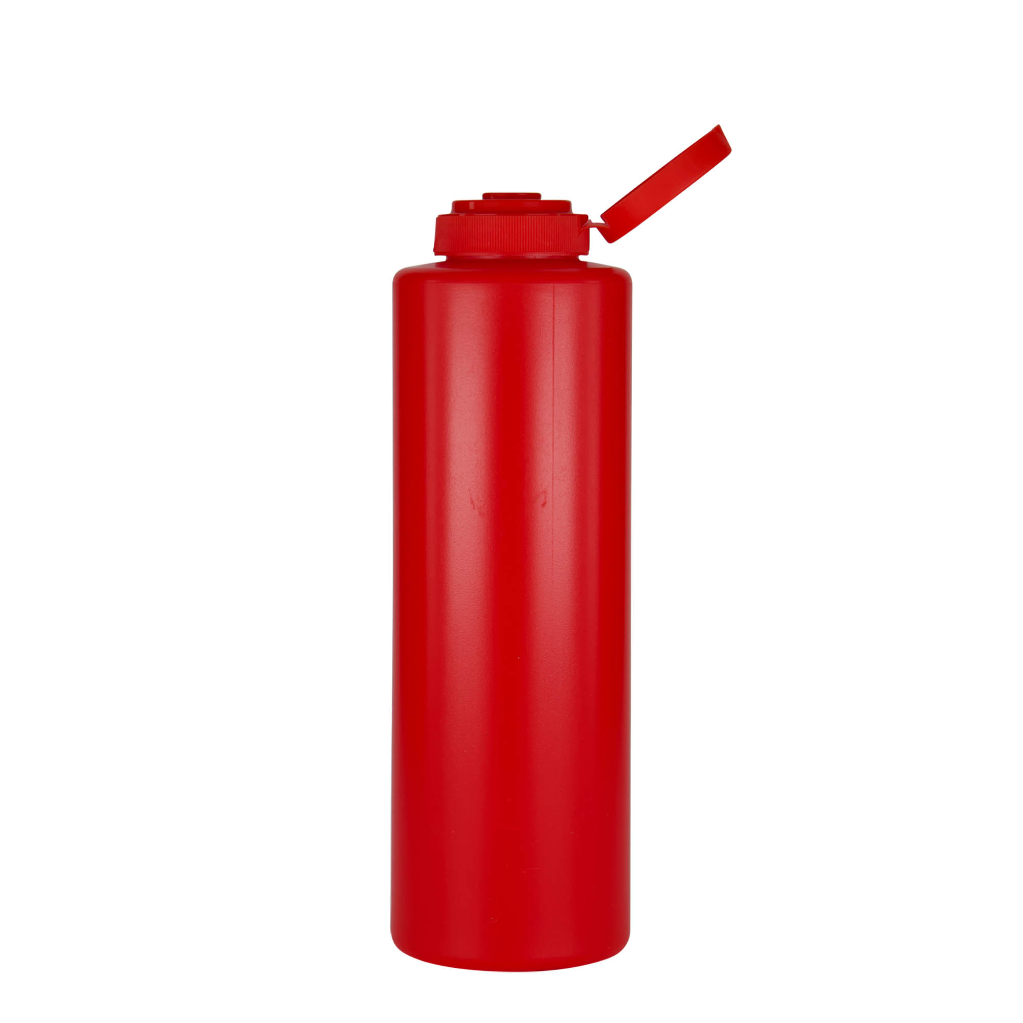 500 ml sauce bottle, LDPE plastic, red, opening: 38/400 500 ml sauce bottle, LDPE plastic, red, opening: 38/400