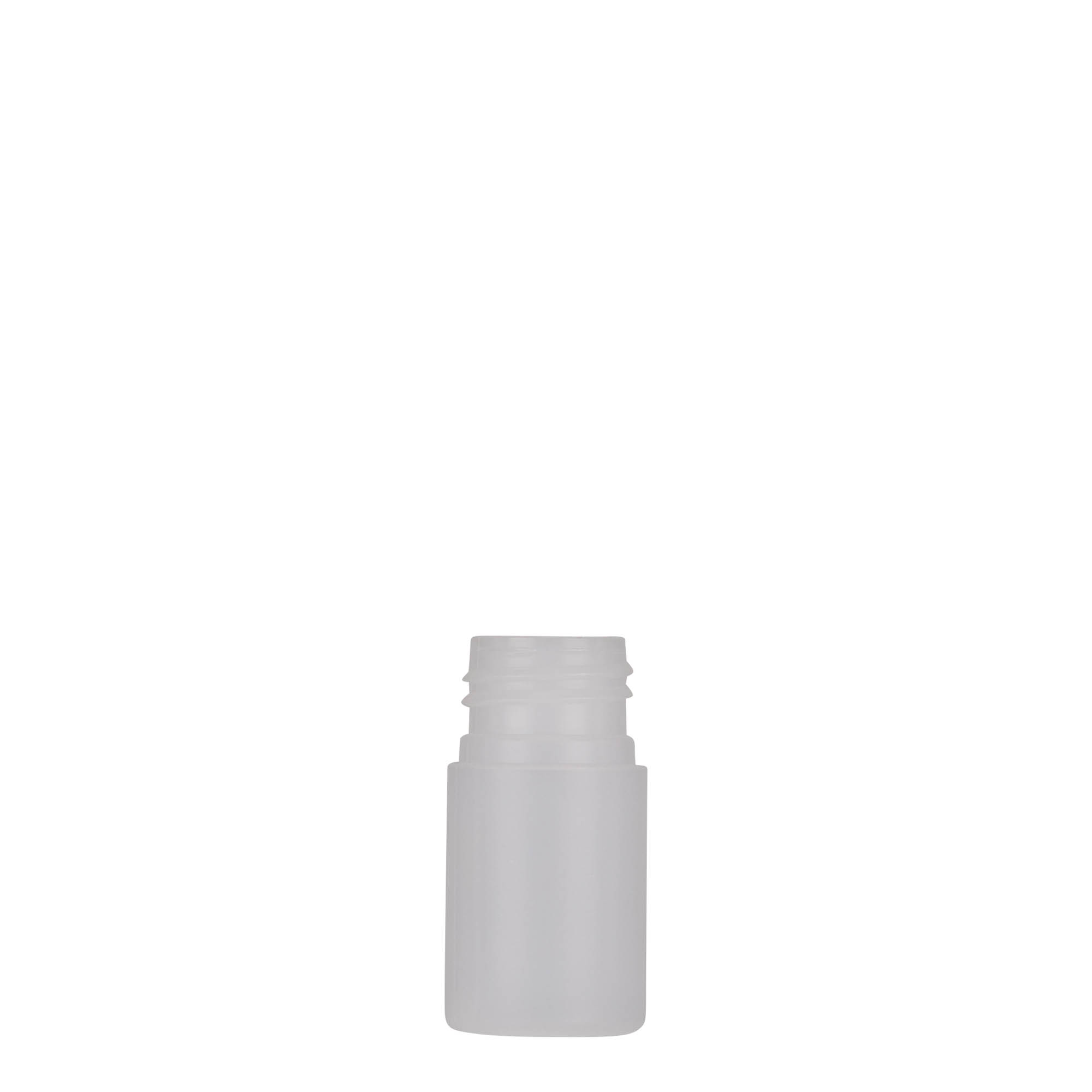 15 ml plastic bottle 'Tuffy', HDPE, natural, closure: GPI 24/410 15 ml plastic bottle 'Tuffy', HDPE, natural, closure: GPI 24/410