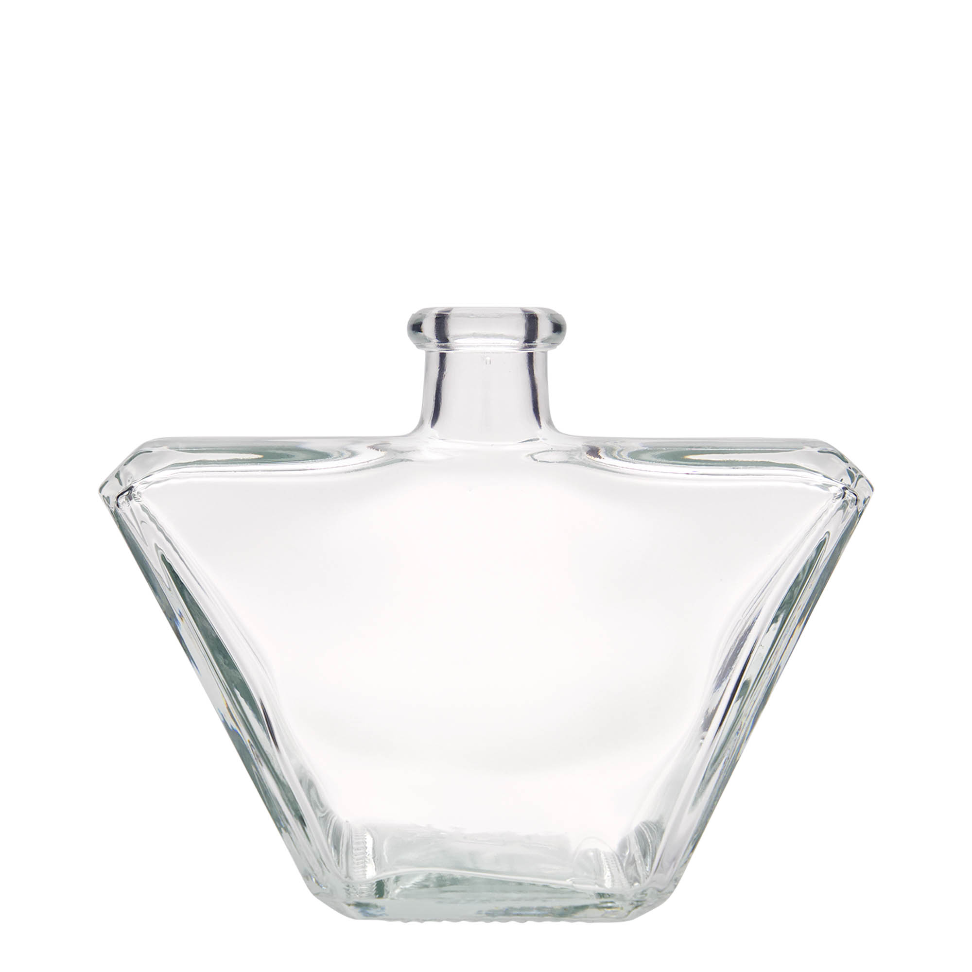 500 ml glass bottle 'Charly', rectangular, opening: cork