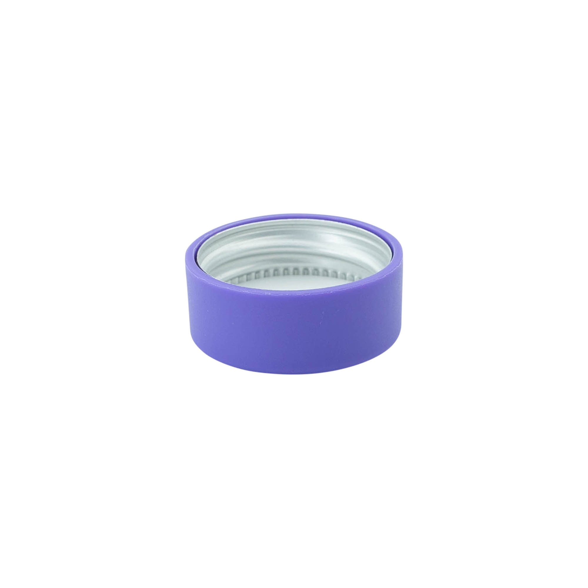Screw cap, ABS plastic, violet, for opening: GPI 28/400 Screw cap, ABS plastic, violet, for opening: GPI 28/400