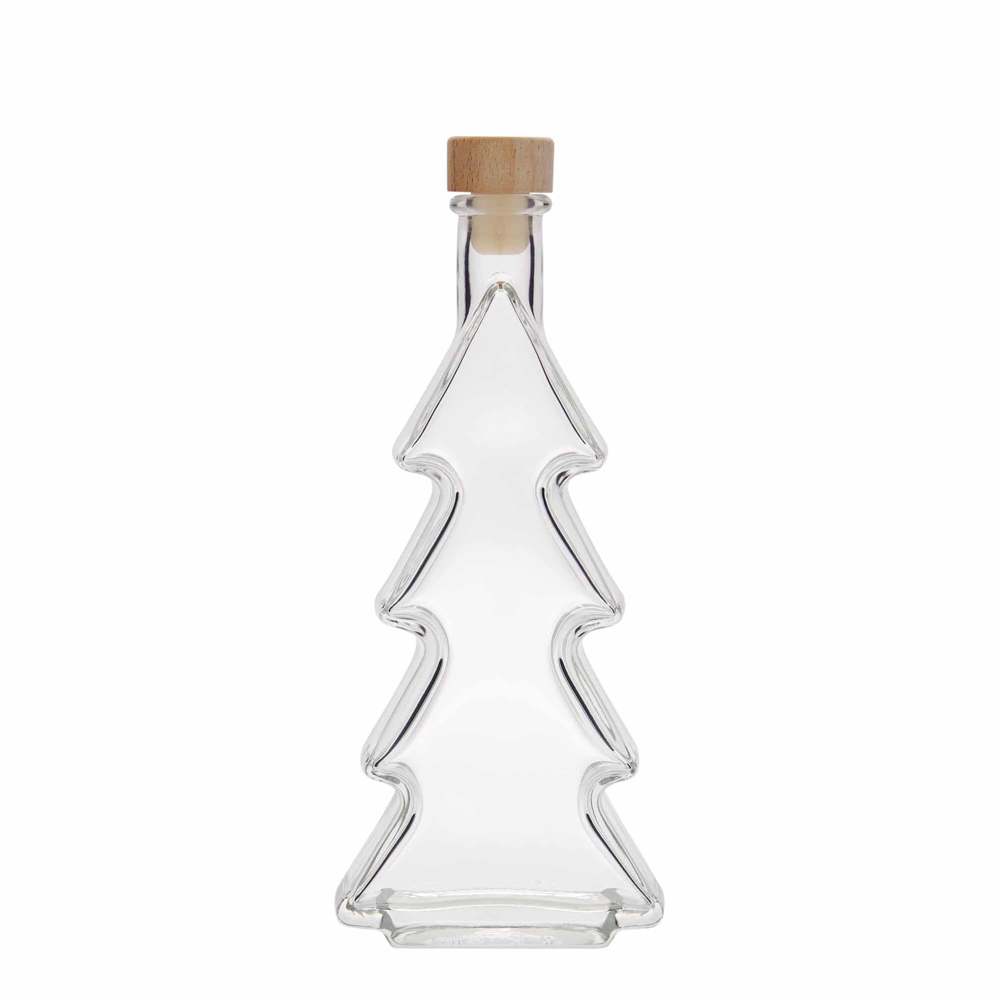 200 ml glass bottle ‘Christmas tree’, opening: cork