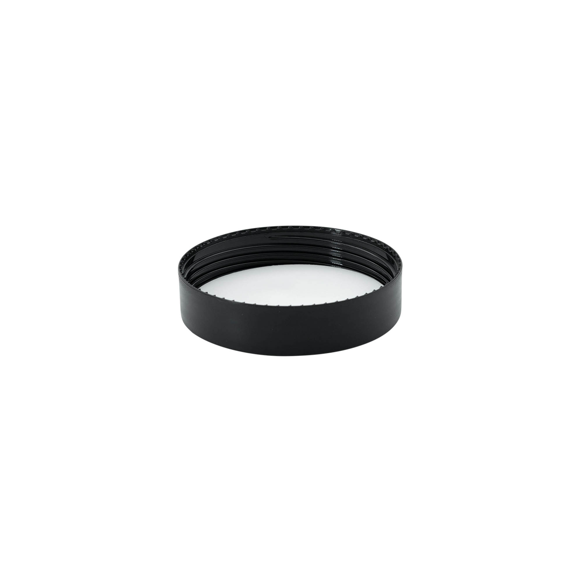 Screw cap for 50 ml 'Antonella', PP plastic, black Screw cap for 50 ml 'Antonella', PP plastic, black