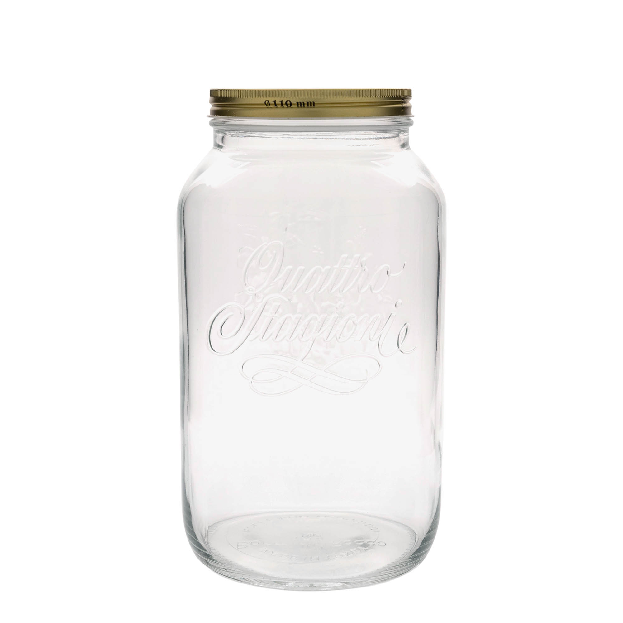 3,800 ml glass 'Quattro Stagioni', opening: screw cap 3,800 ml glass 'Quattro Stagioni', opening: screw cap