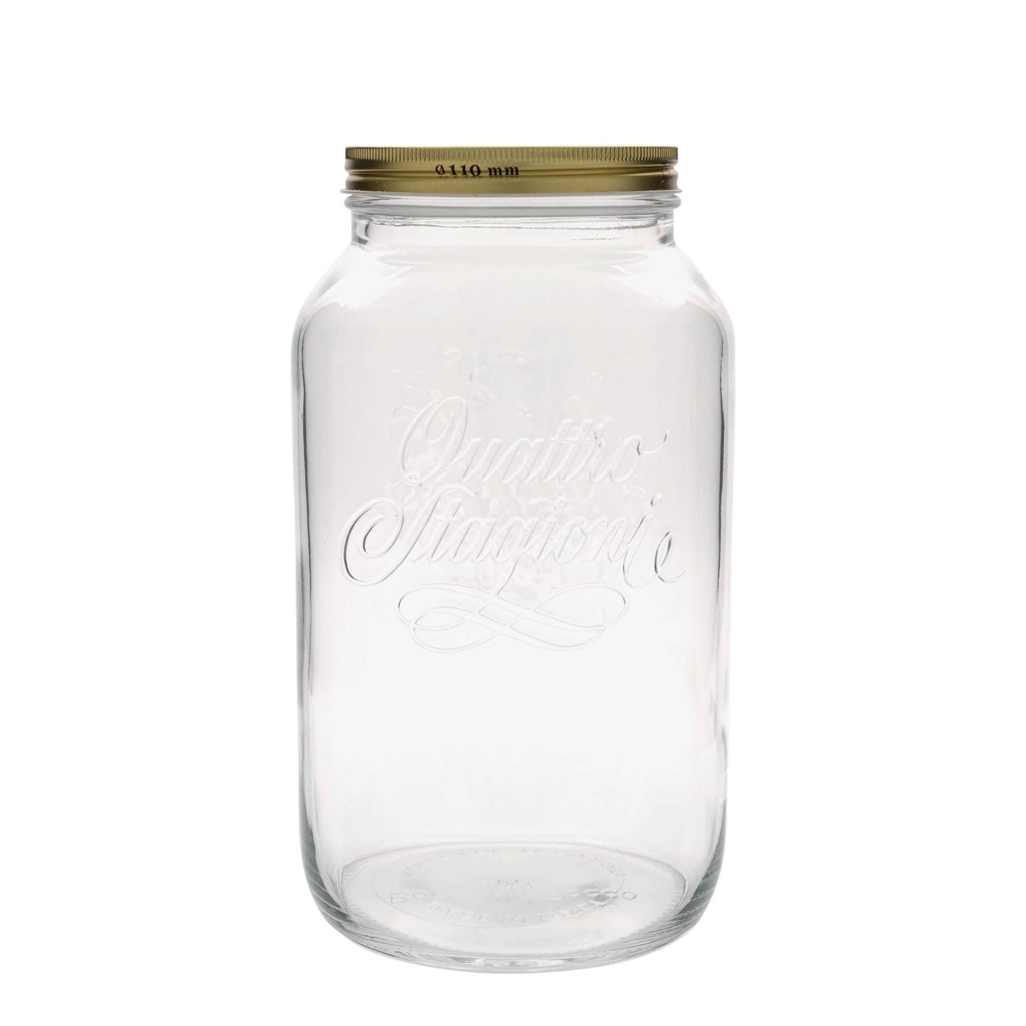 3,800 ml glass ‘Quattro Stagioni’, opening: screw cap