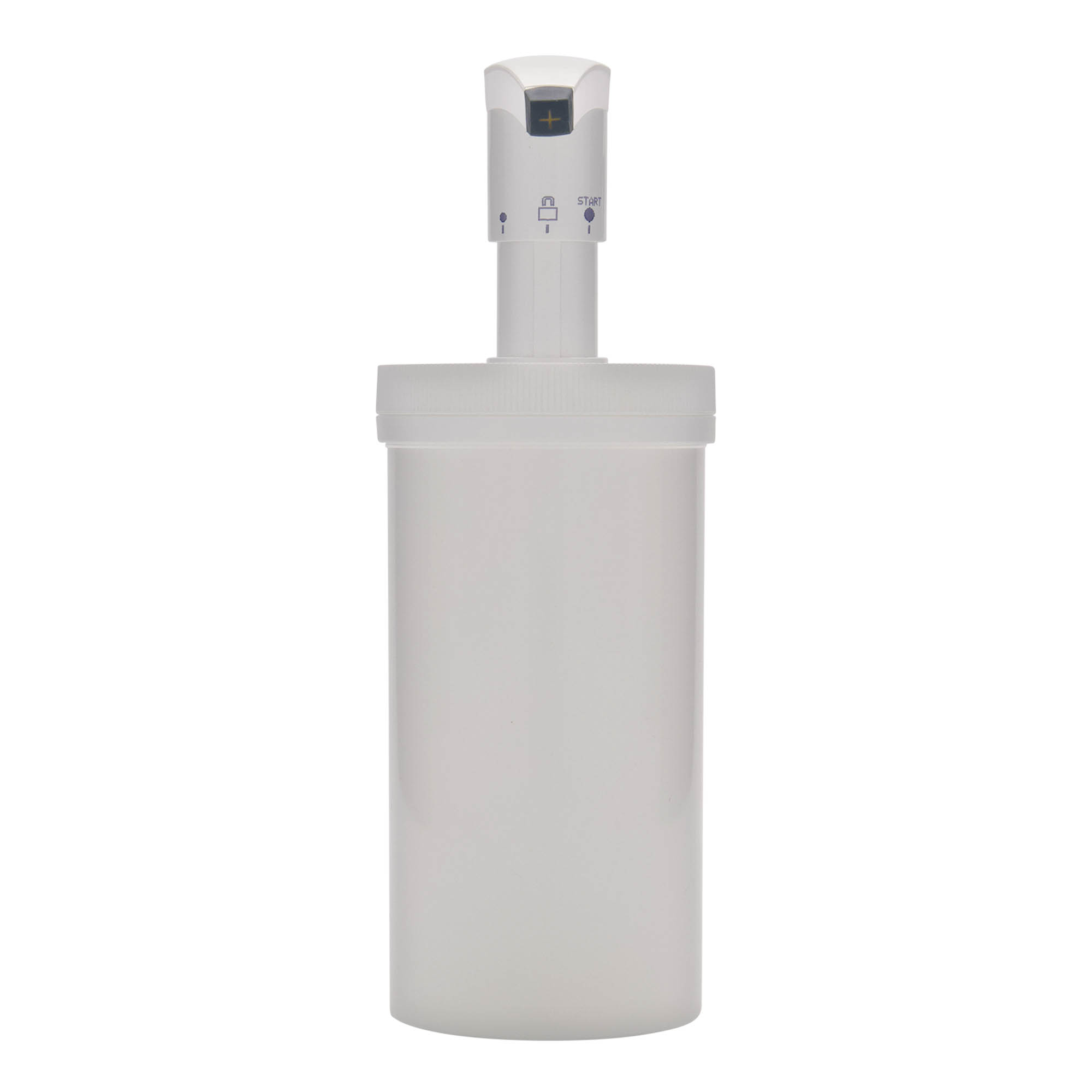 655 ml dispenser bottle ‘Securibox’, PP plastic, white, opening: screw cap