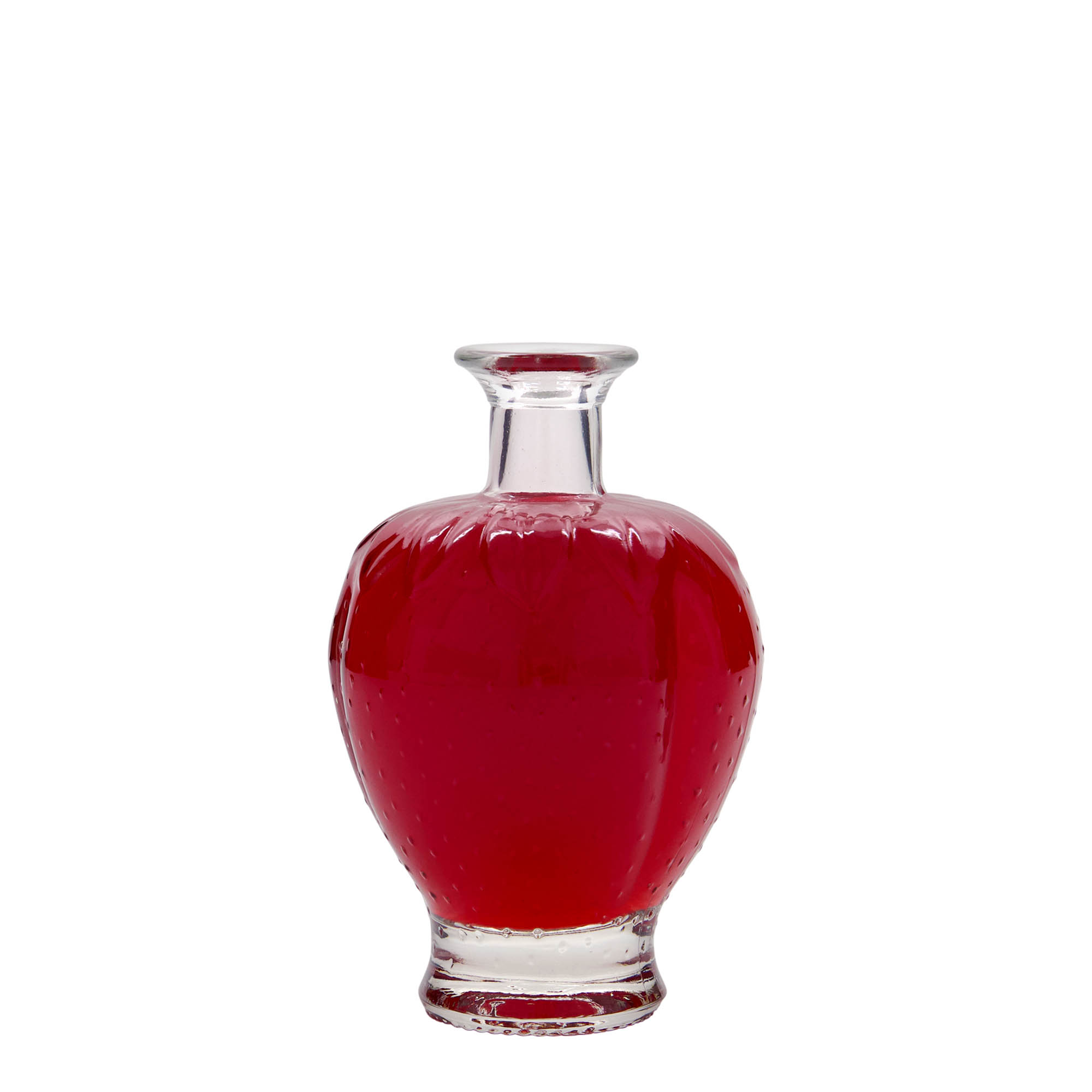 200 ml glass bottle 'Strawberry', opening: cork