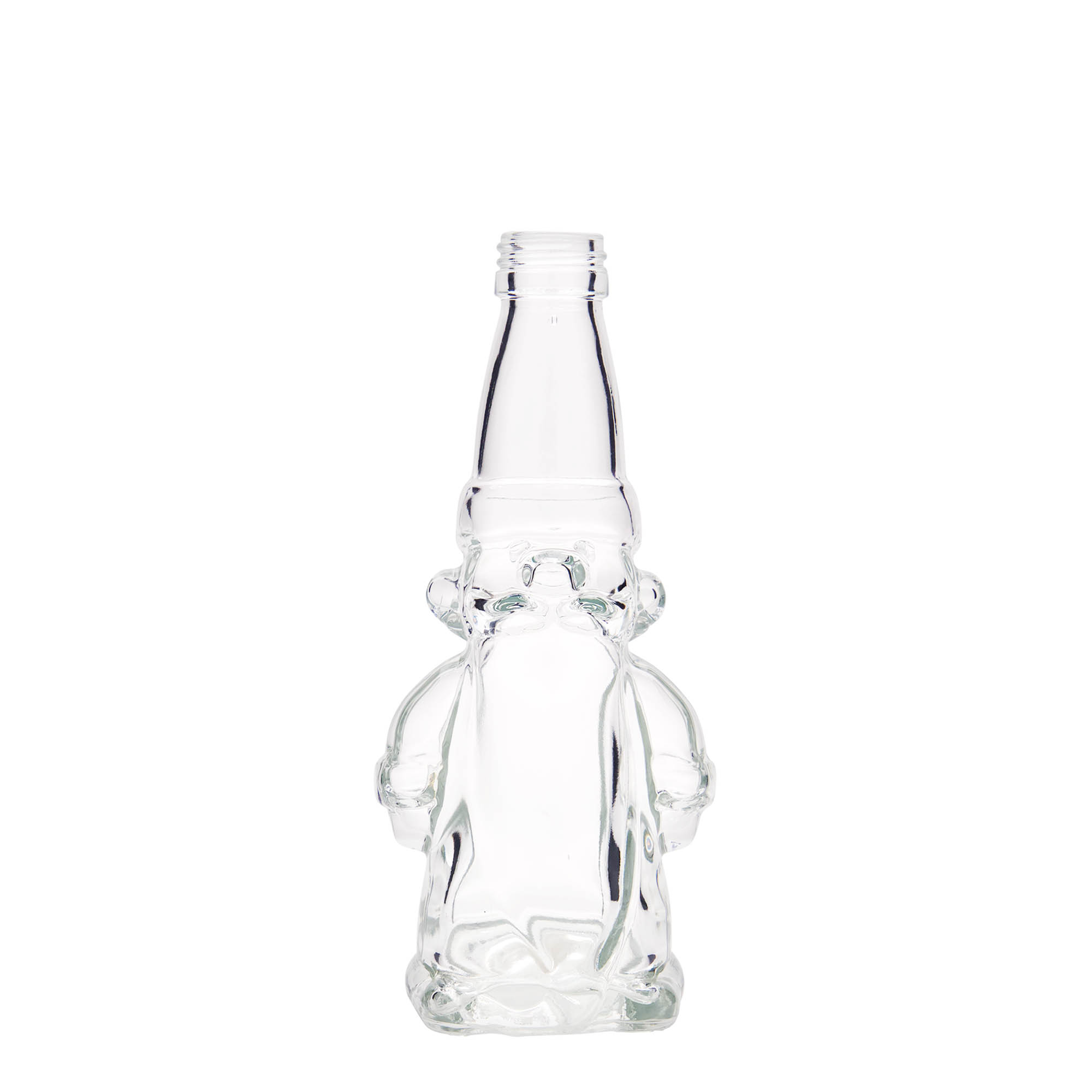 200 ml glass bottle ‘Christmas elf’, opening: PP 28