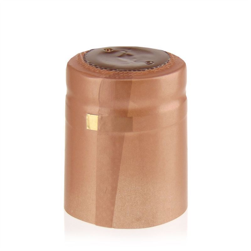 Shrink capsule 32x41, PVC plastic, terracotta Shrink capsule 32x41, PVC plastic, terracotta