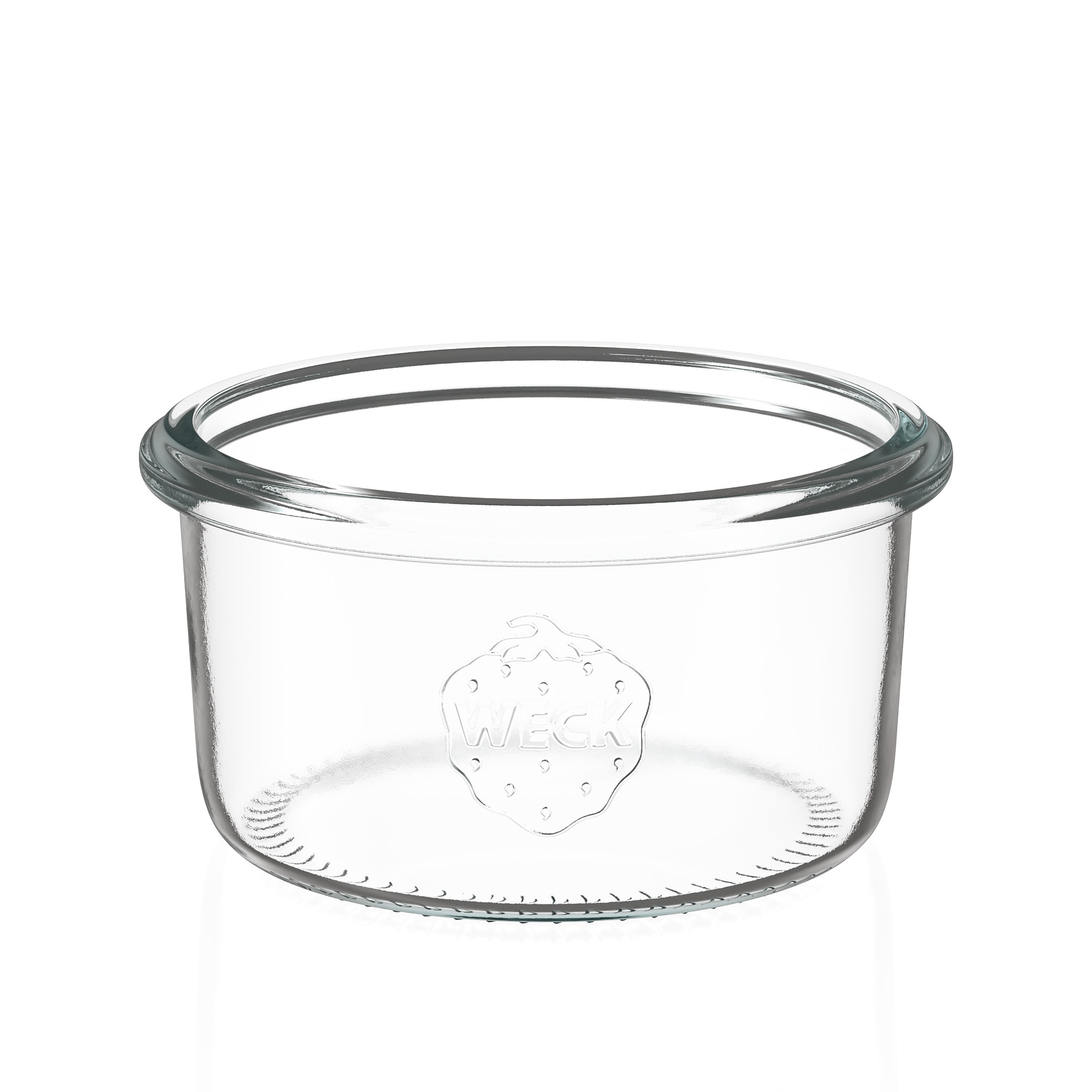 12x 165 ml WECK inverted jar with glass lid RR 80