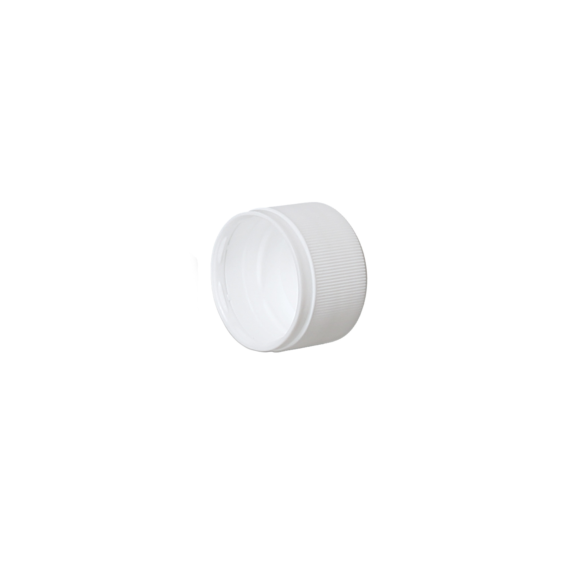 Screw cap Variant A, white PP plastic, for neck: PP 28 Screw cap Variant A, white PP plastic, for neck: PP 28