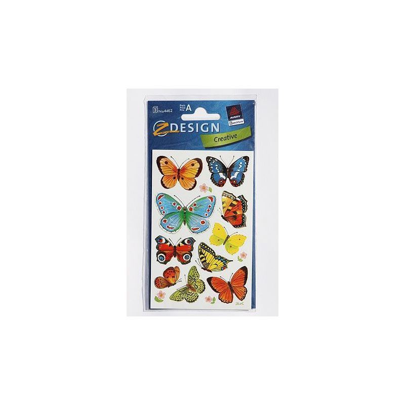 Zweckform Stickers 'Butterflies', multicoloured