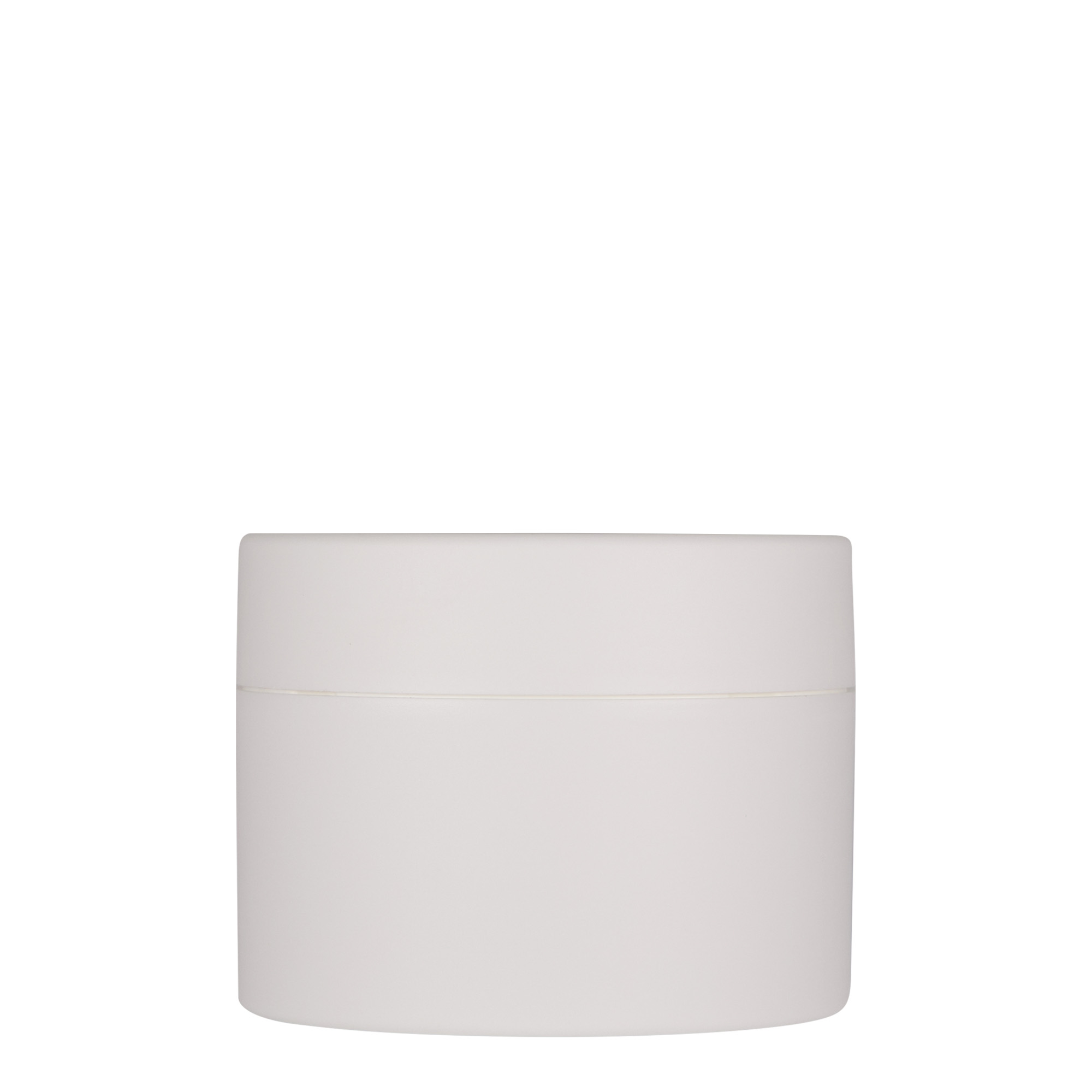 250 ml plastic jar 'Antonella', PP, white, opening: screw cap 250 ml plastic jar 'Antonella', PP, white, opening: screw cap
