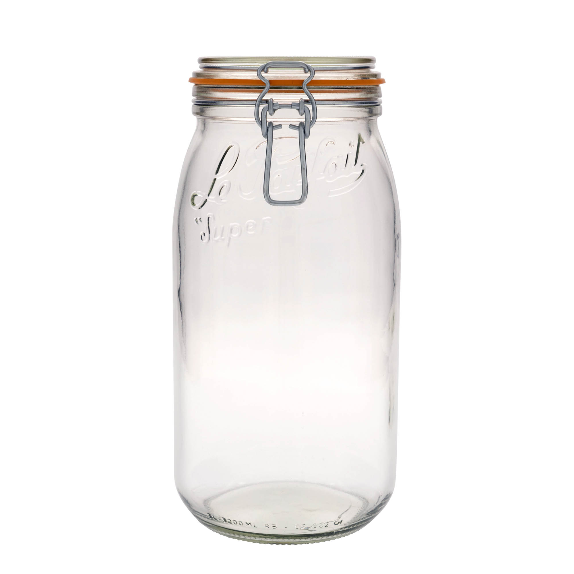 3,000 ml clip top jar 'Le Parfait Super Bocal', closure: clip top 3,000 ml clip top jar 'Le Parfait Super Bocal', closure: clip top
