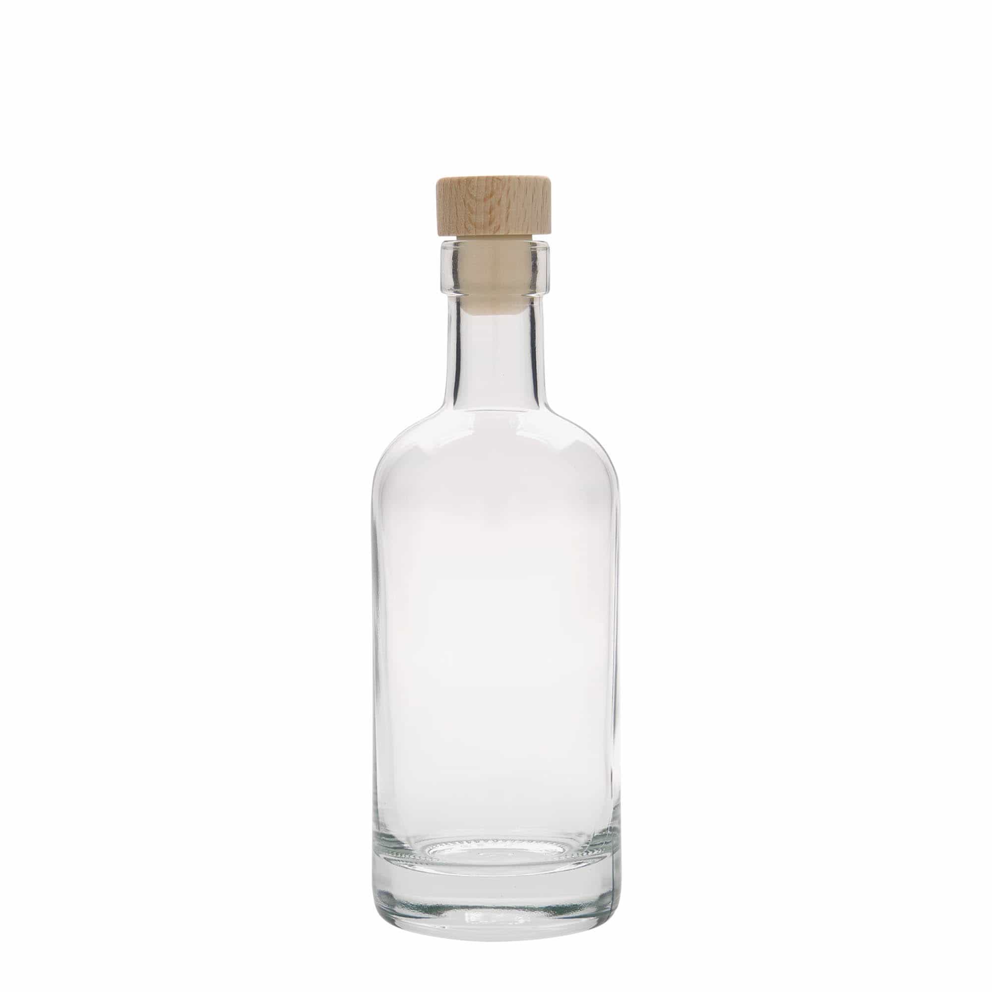 250 ml glass bottle ‘Linea Uno’, opening: cork