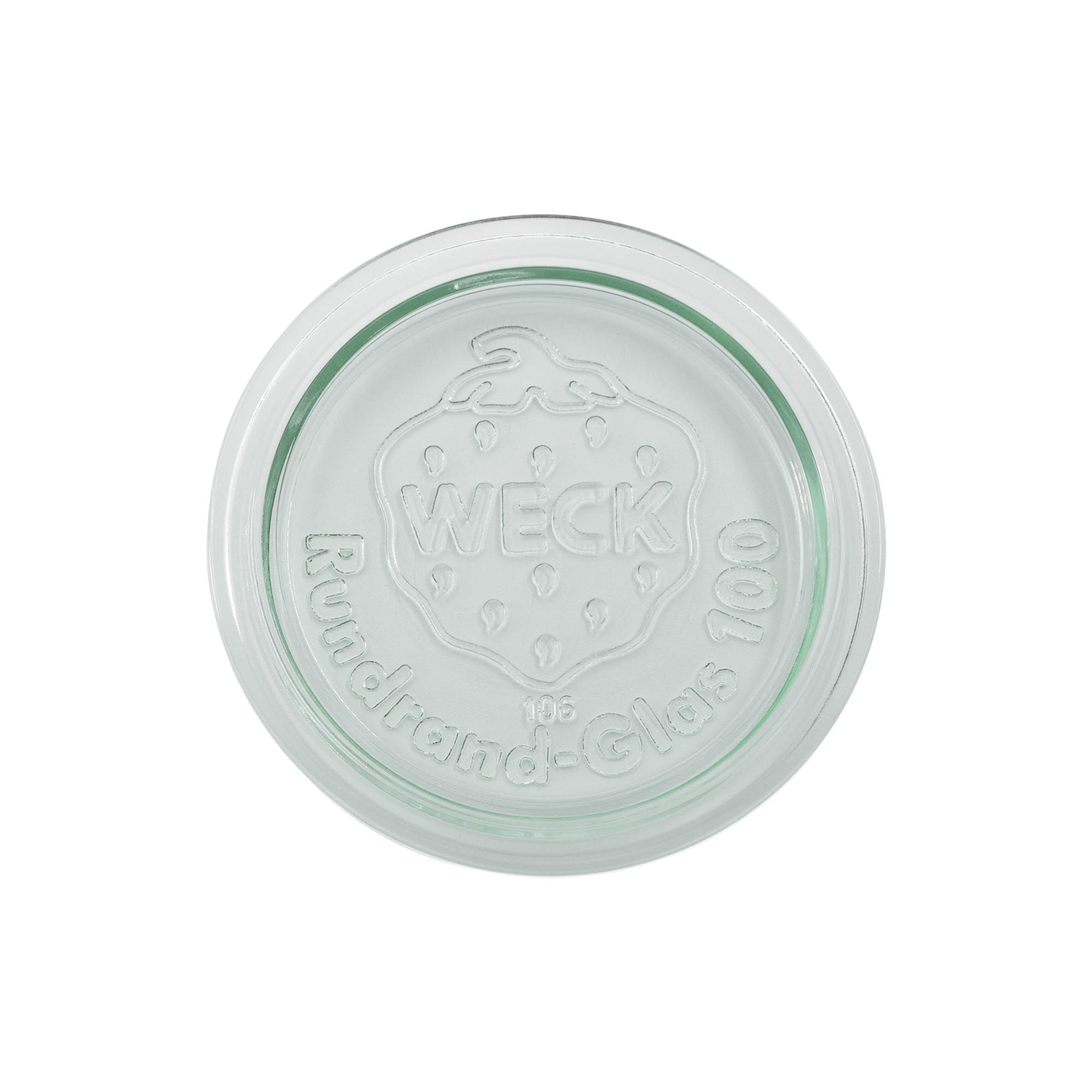 WECK glass lid round rim #, for opening: RR100 WECK glass lid round rim #, for opening: RR100