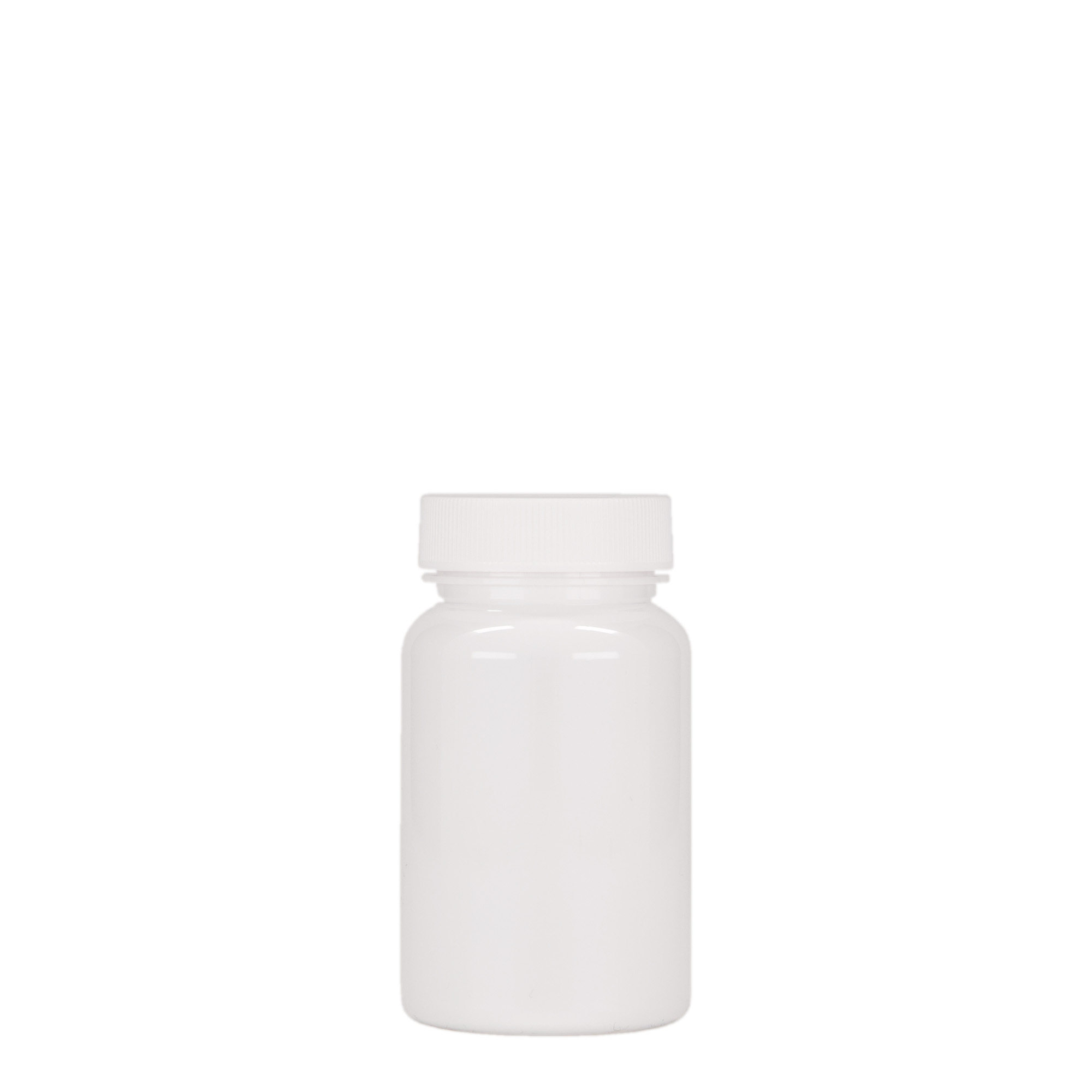 75 ml PET container, plastic, white, opening: 38/400 75 ml PET container, plastic, white, opening: 38/400