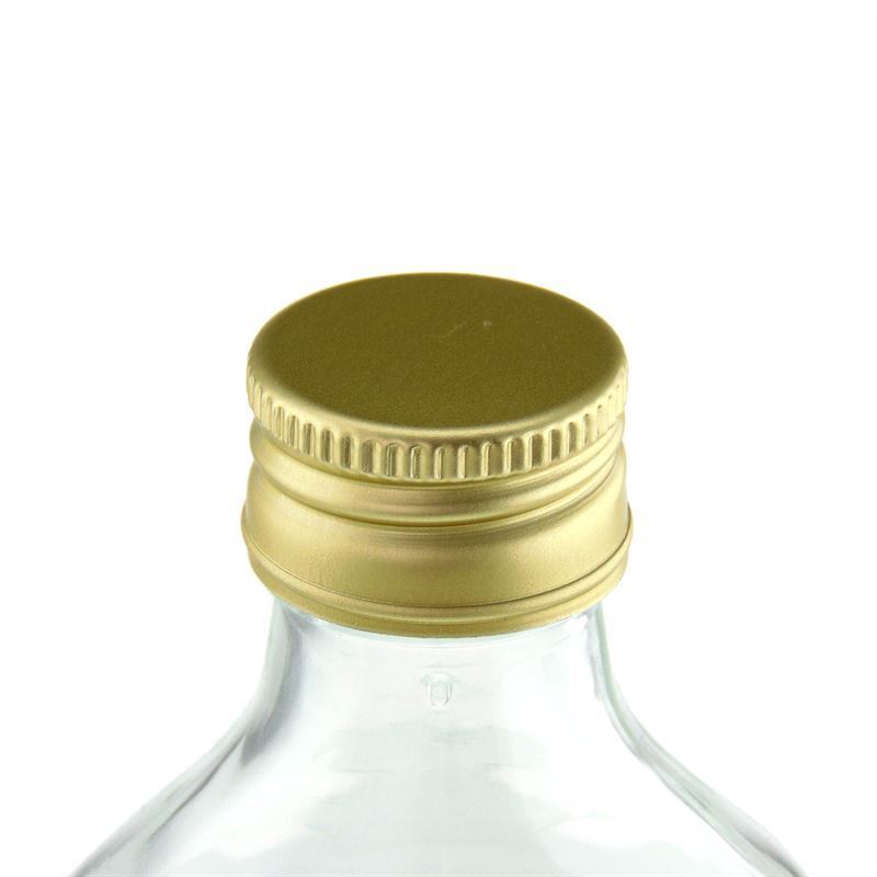 Screw cap, metal, gold, for opening: PP 28 Screw cap, metal, gold, for opening: PP 28