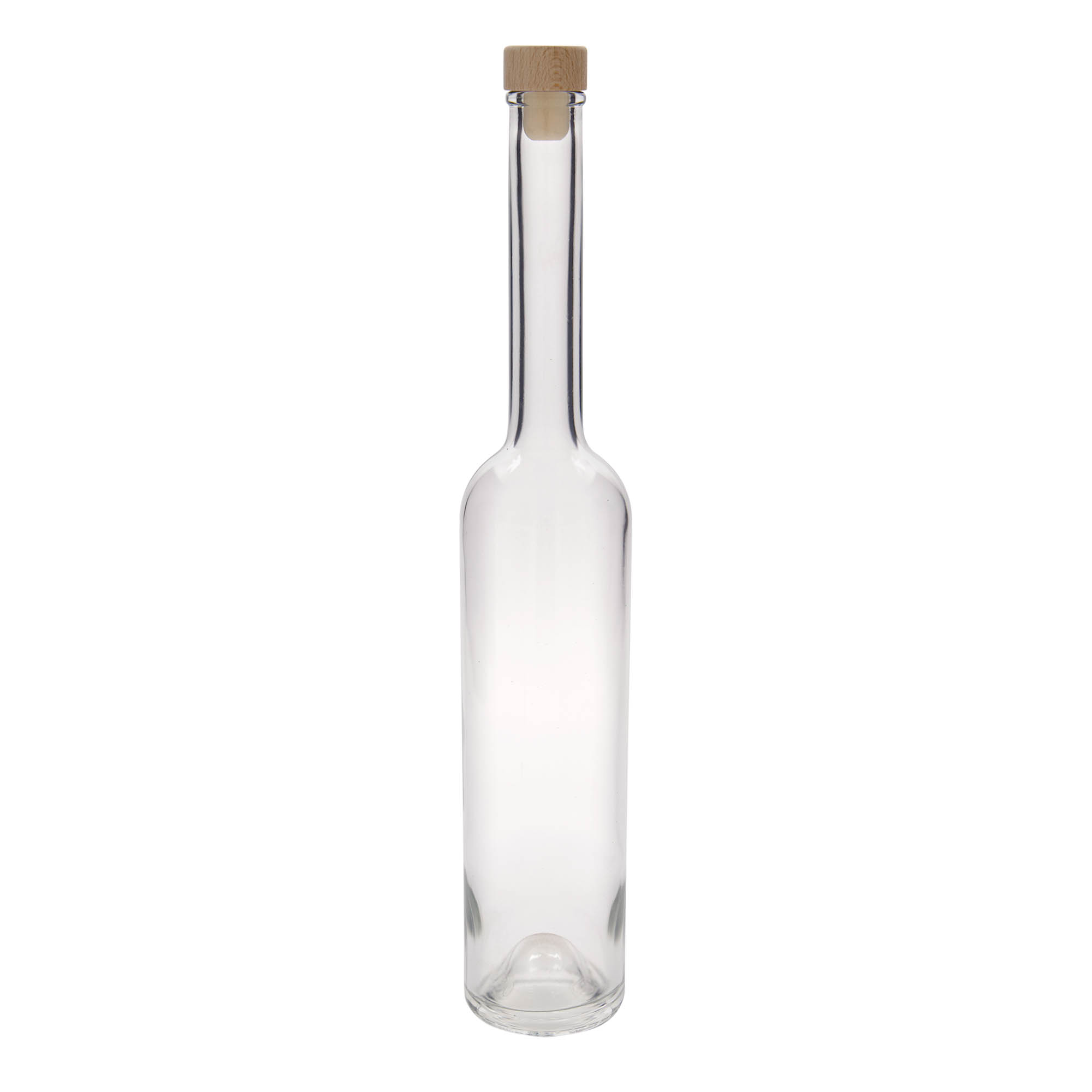 500 ml glass bottle 'Platina', opening: cork