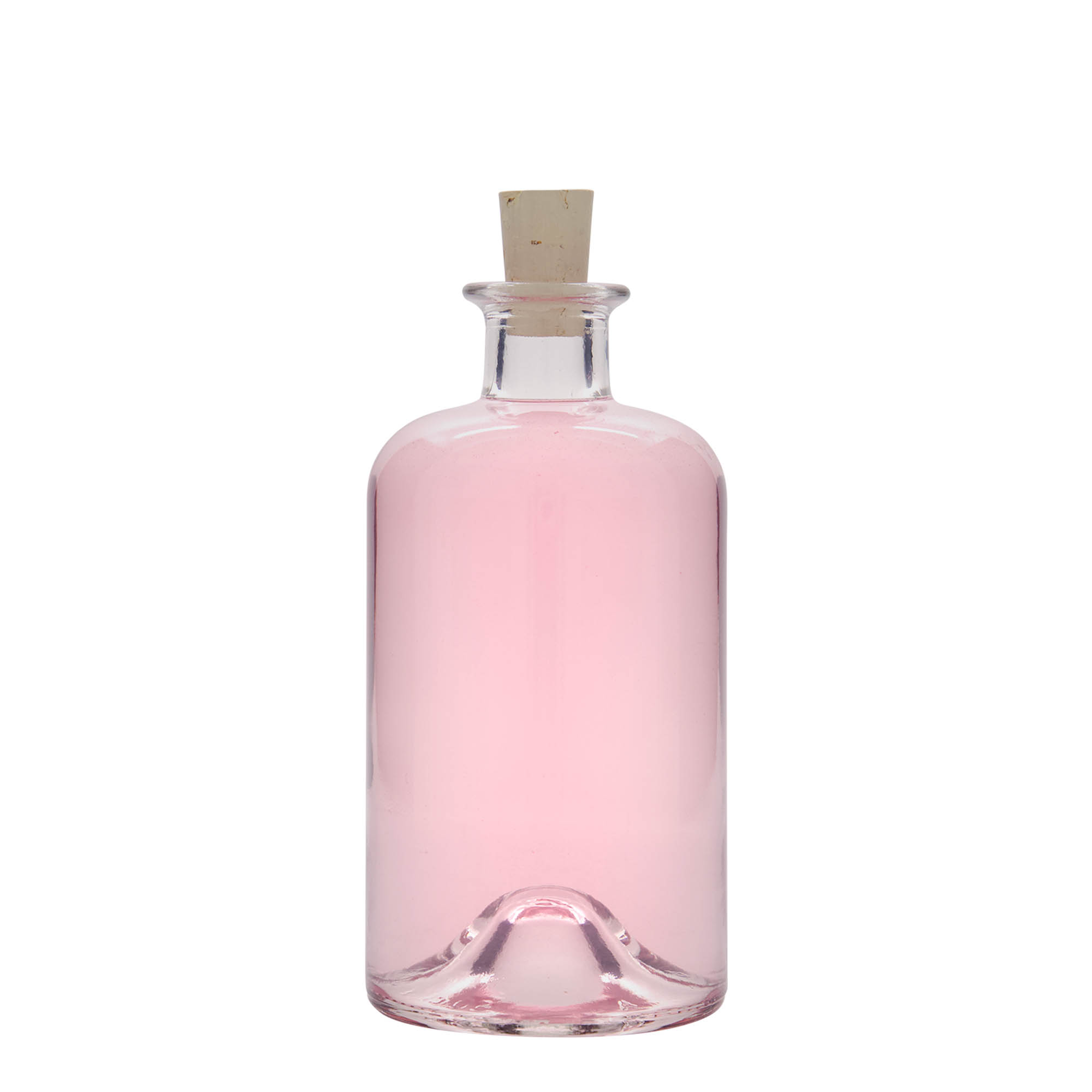 500 ml glass bottle apothecary 'Doctor', opening: cork