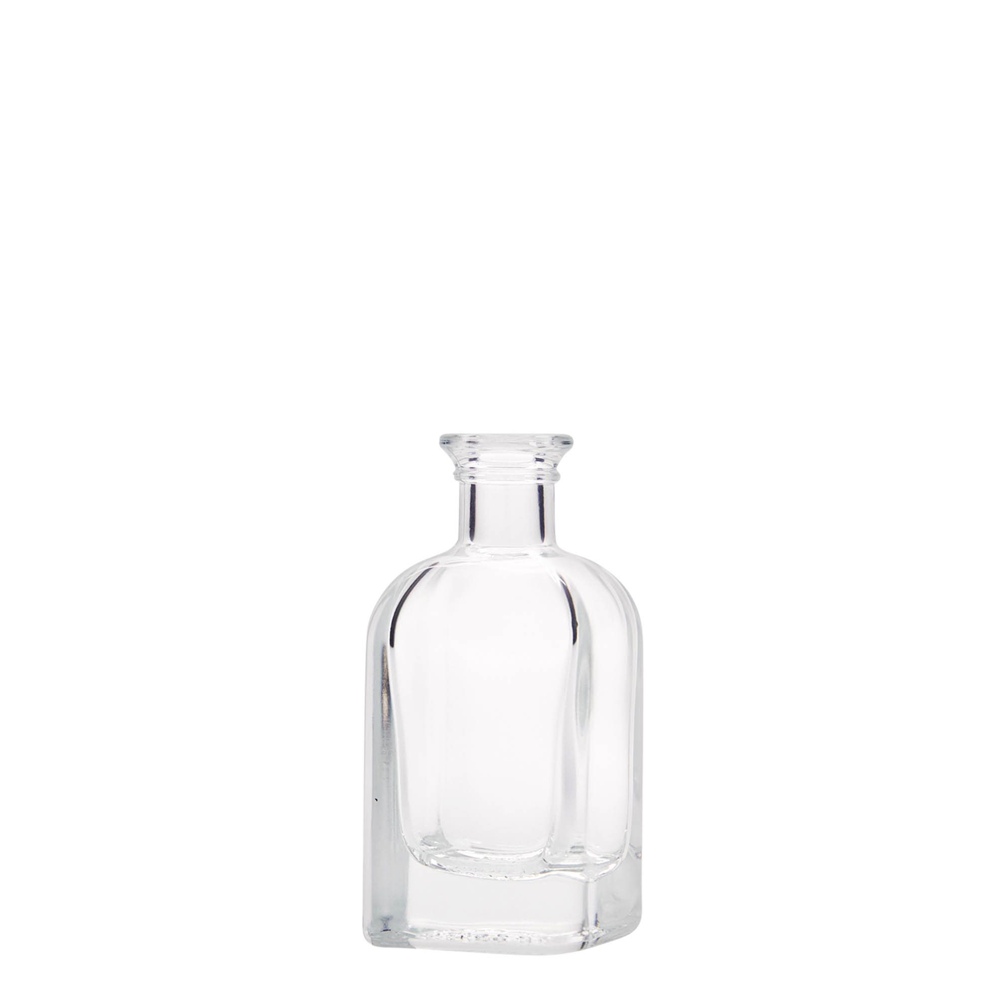 40 ml glass bottle Apothecary Carré, square, opening: cork
