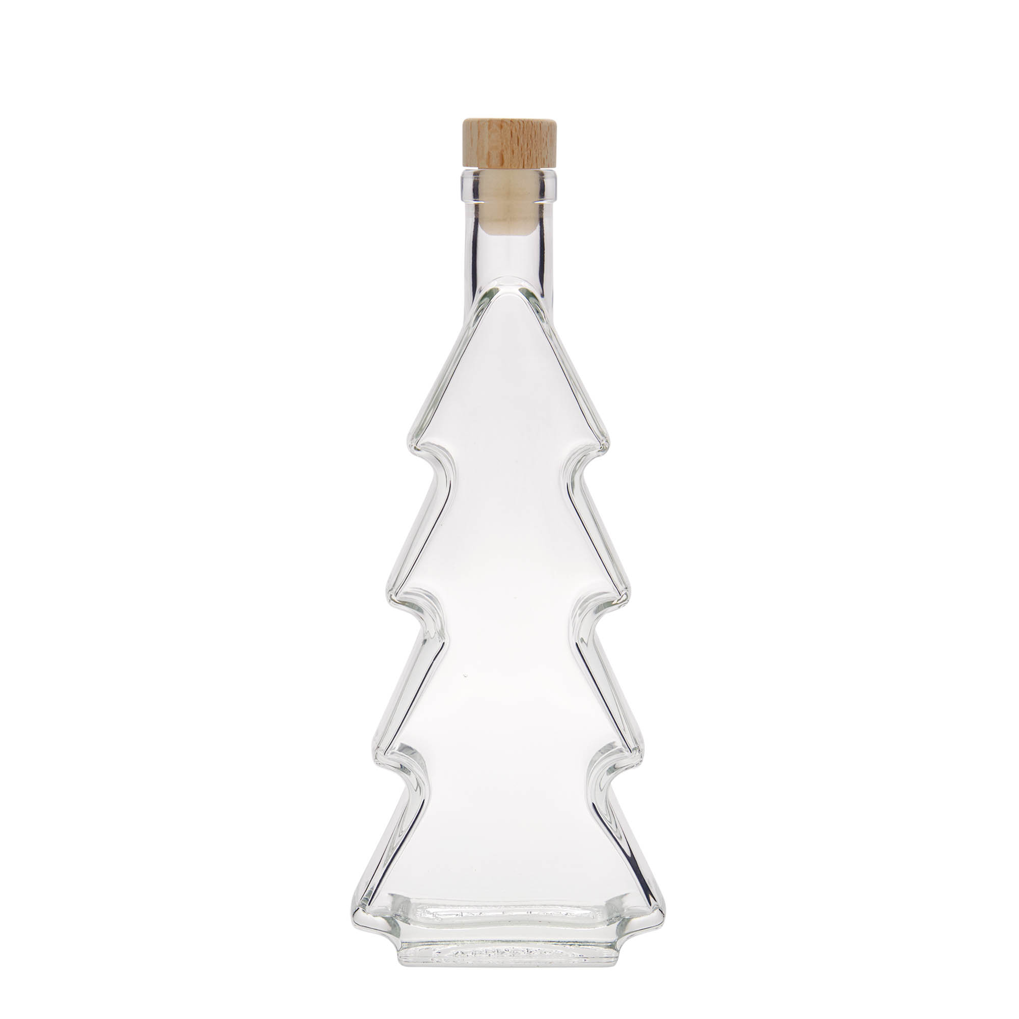 350 ml glass bottle 'Christmas tree', opening: cork