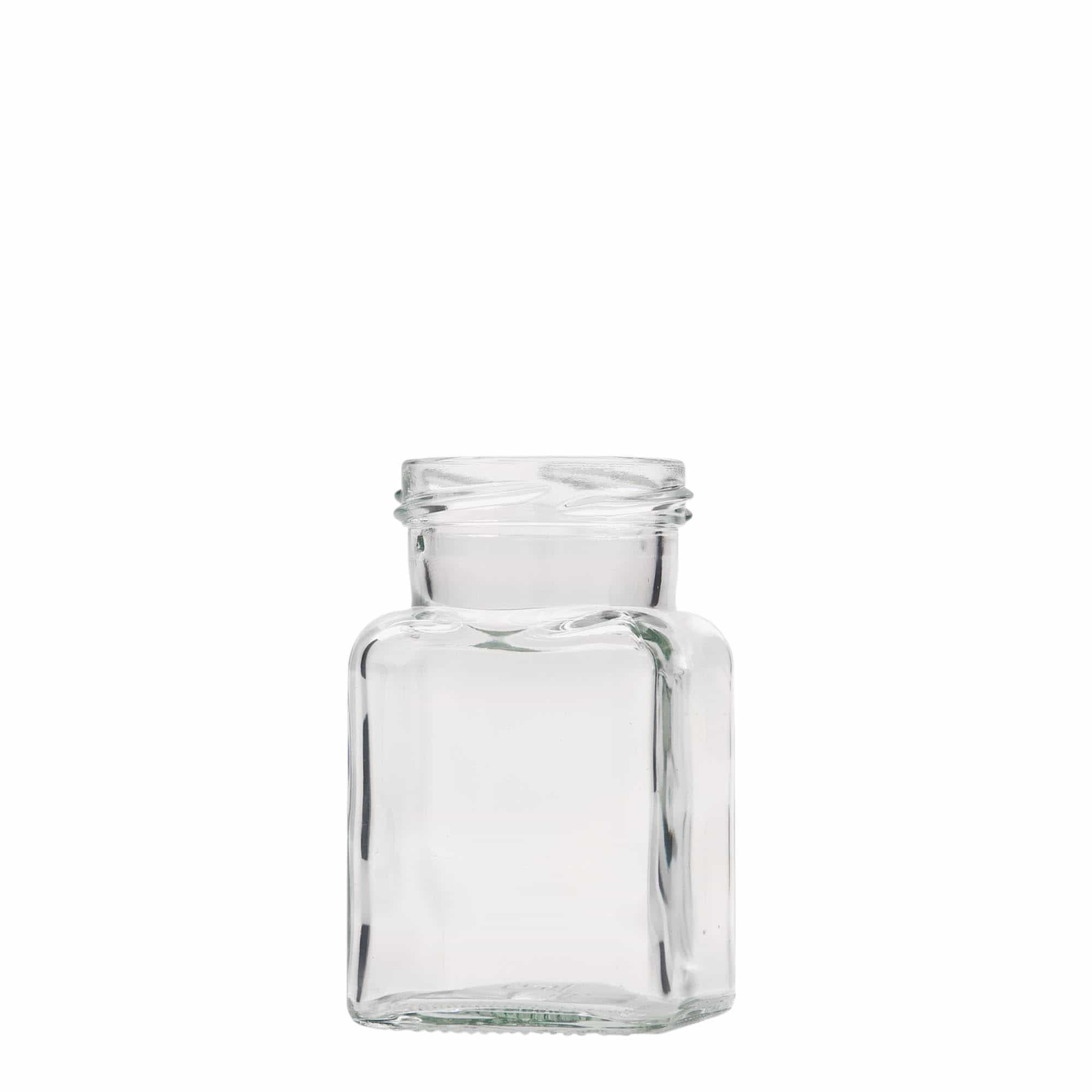 150 ml square glass, opening: Twist-off (TO 53)