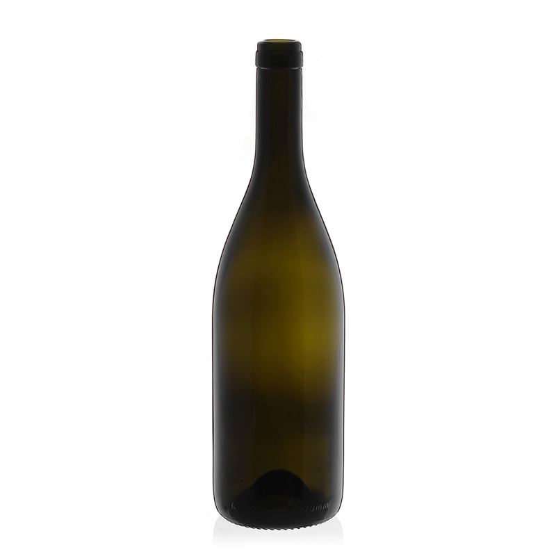 750 ml wine bottle 'Tiffany', antique green, neck: cork