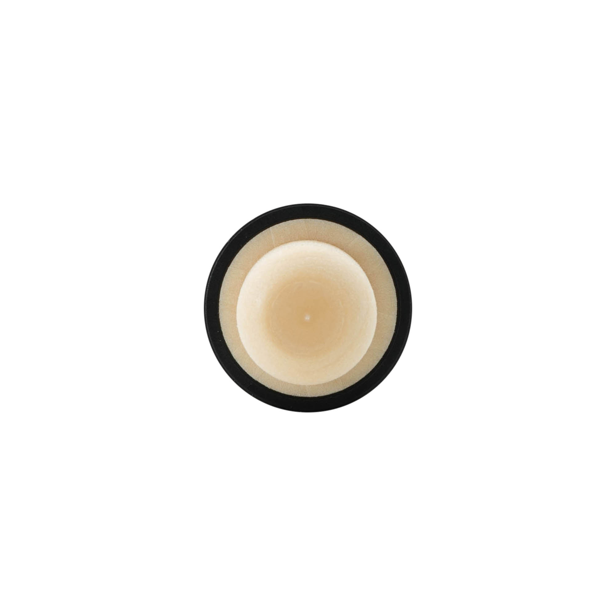 Handle corks 19 mm, plastic, black, for mouth: cork