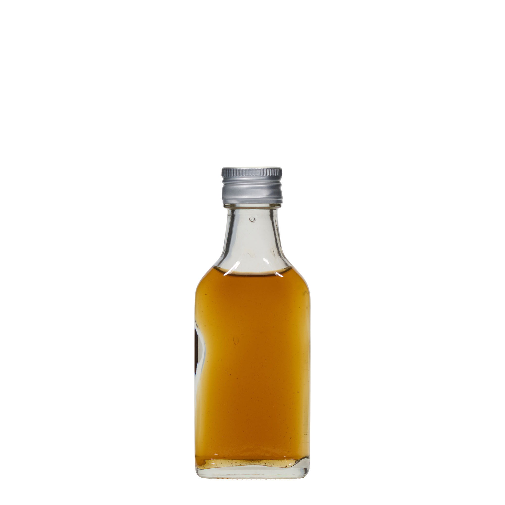 40 ml pocket flask bottle, rectangular, closure: PP 22