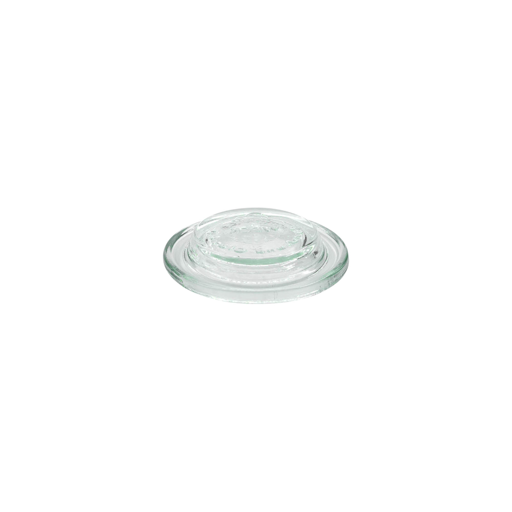 WECK glass lid with round rim, for opening: RR40