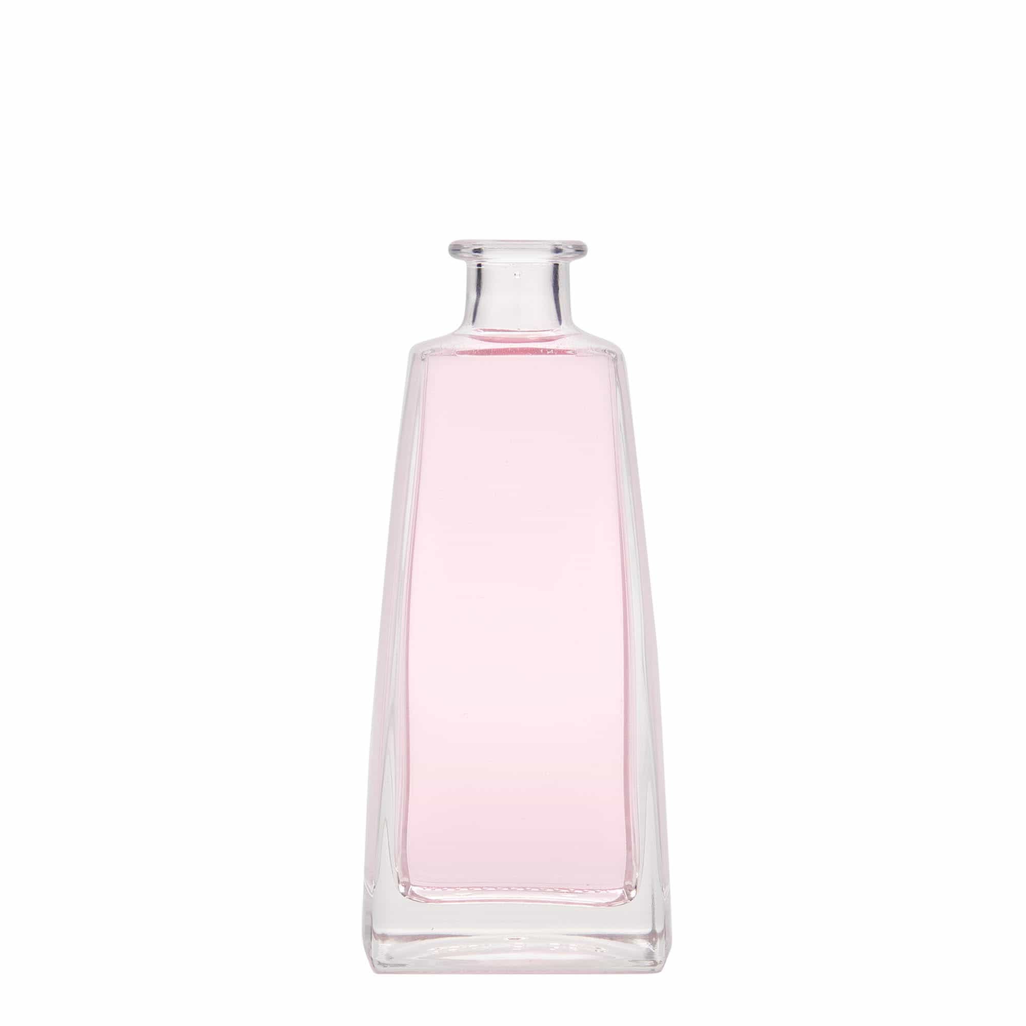 350 ml glass bottle ‘Timmy’, rectangular, opening: cork
