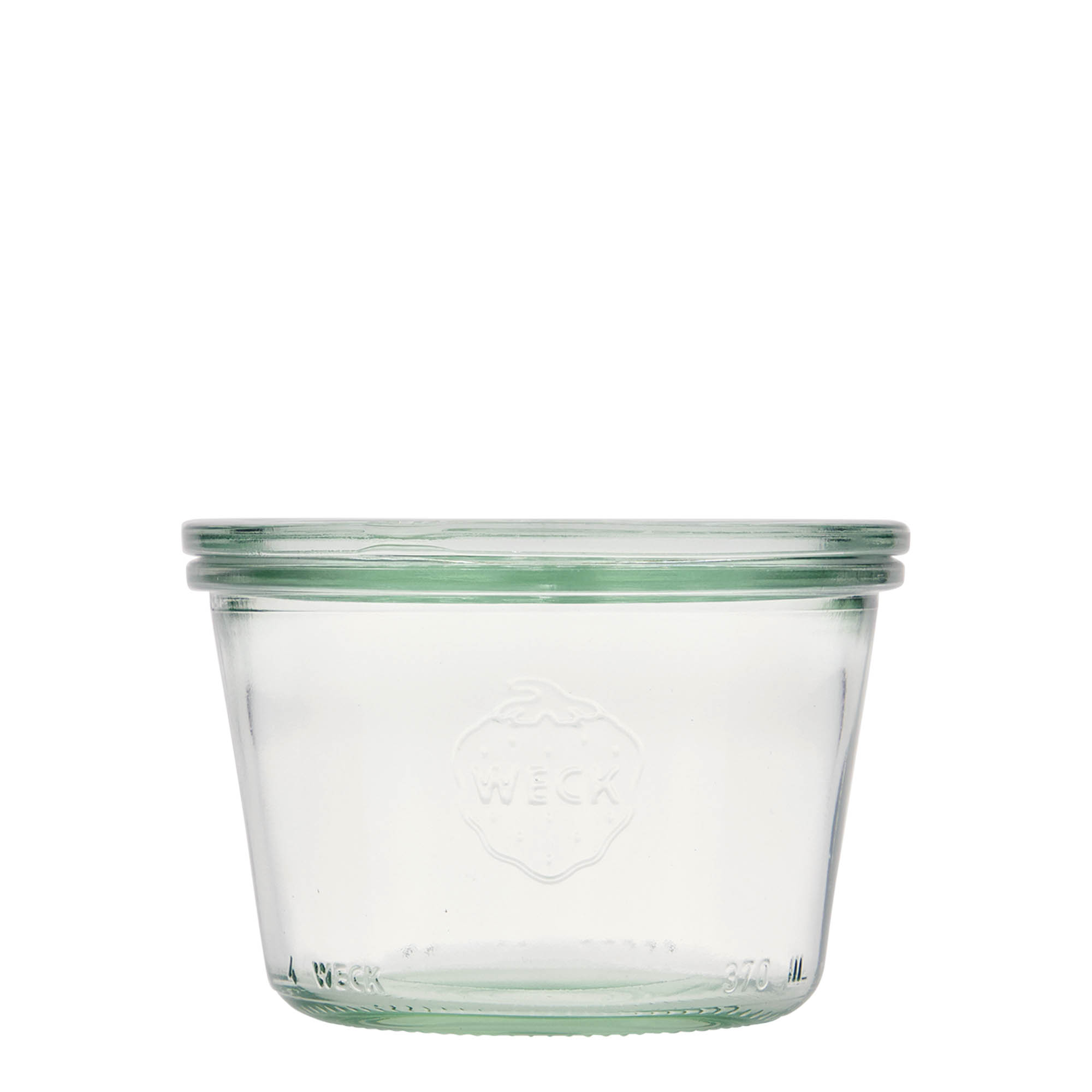 370 ml WECK inverted glass, opening: round rim 370 ml WECK inverted glass, opening: round rim