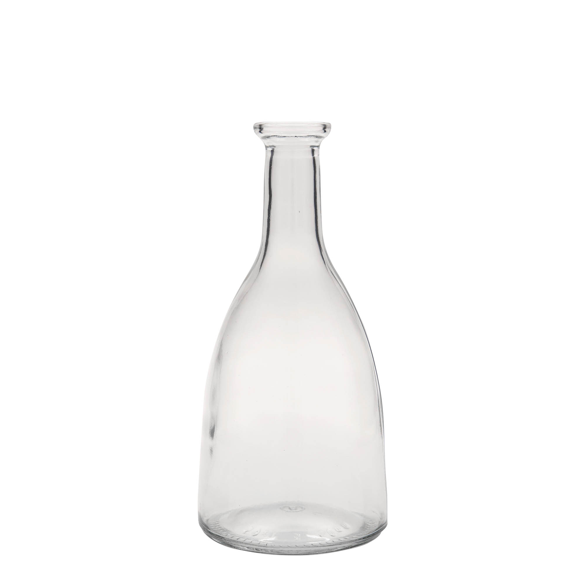 500 ml glass bottle 'Viola', opening: cork