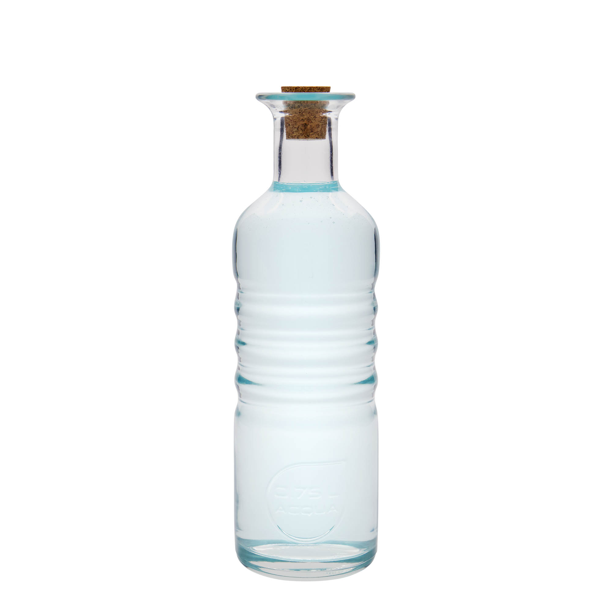 750 ml glass bottle 'Optima Acqua', mouth: cork