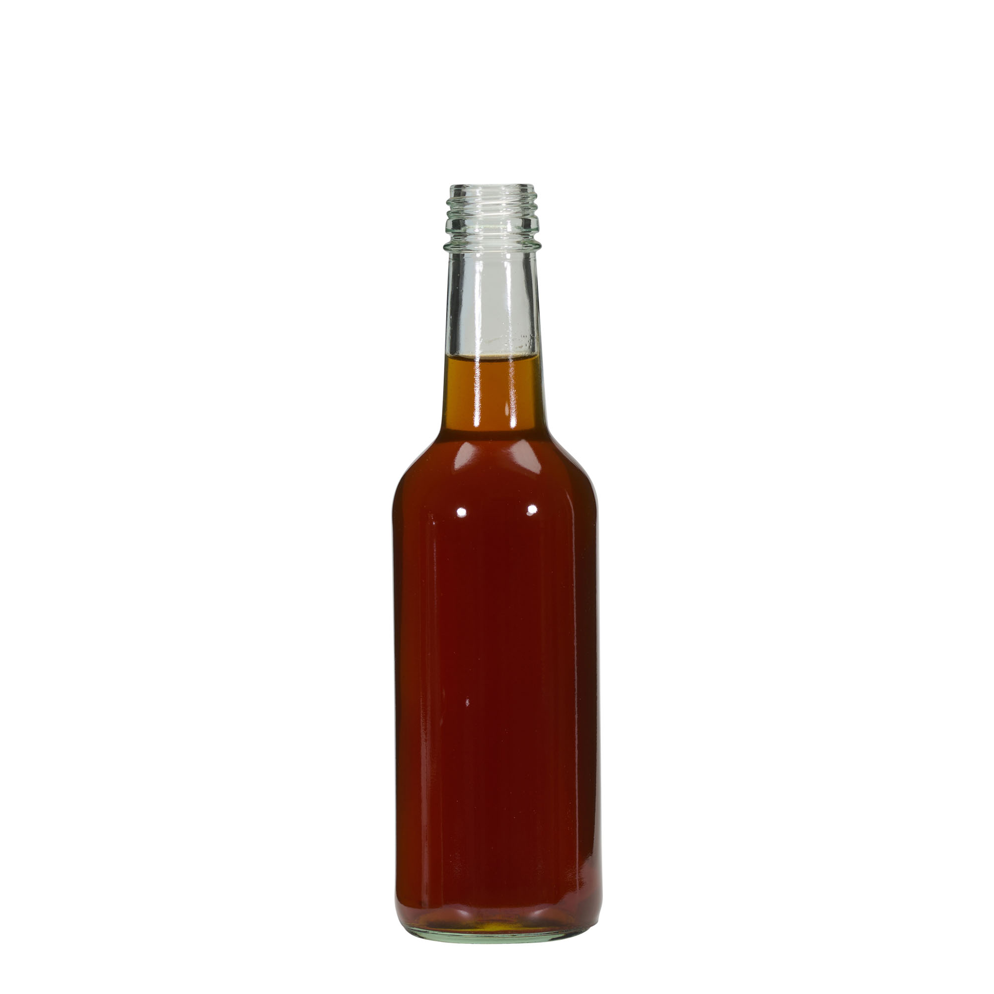 330 ml universal bottle, glass, opening: PP 28