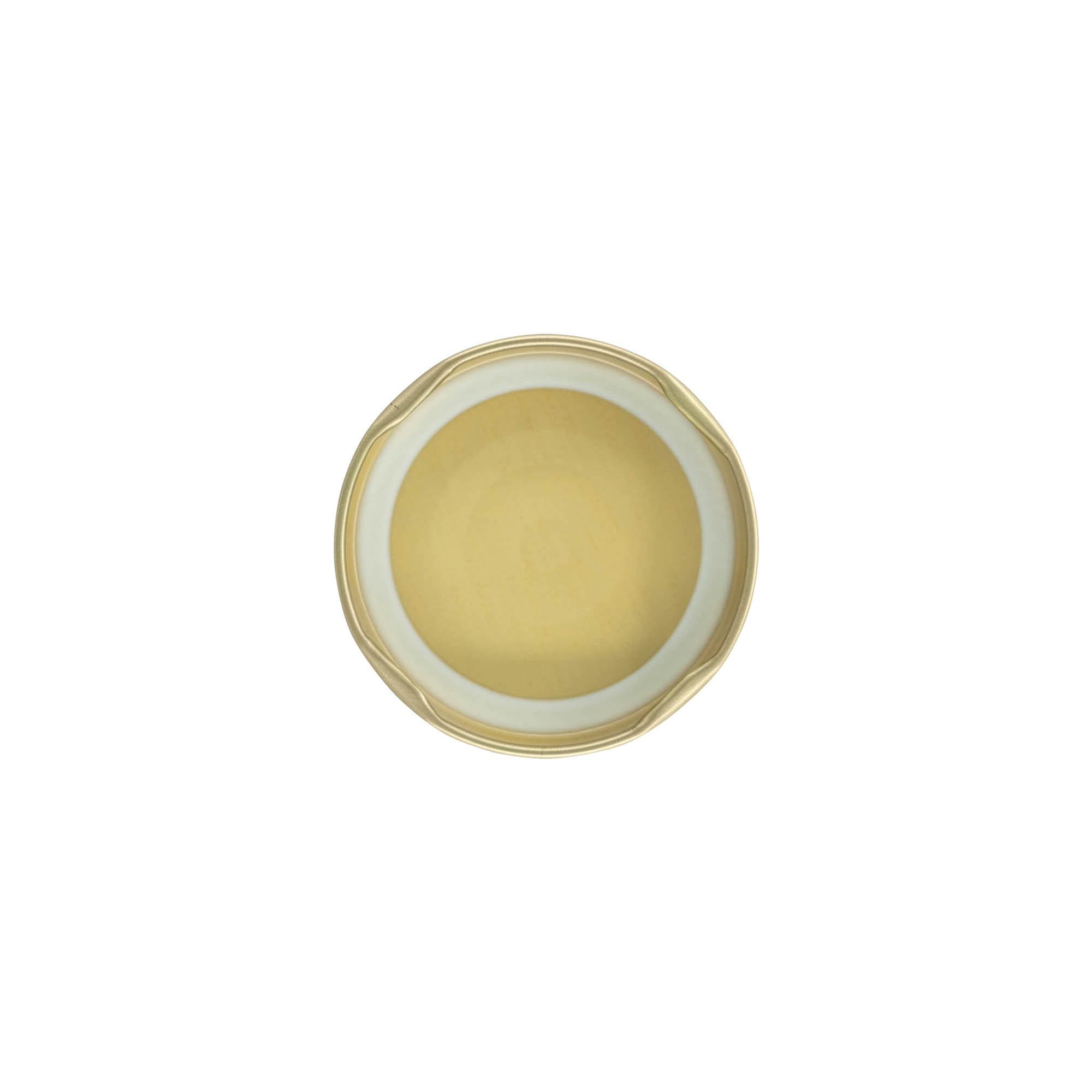 Twist-off lid, tinplate, gold, for opening: TO 58