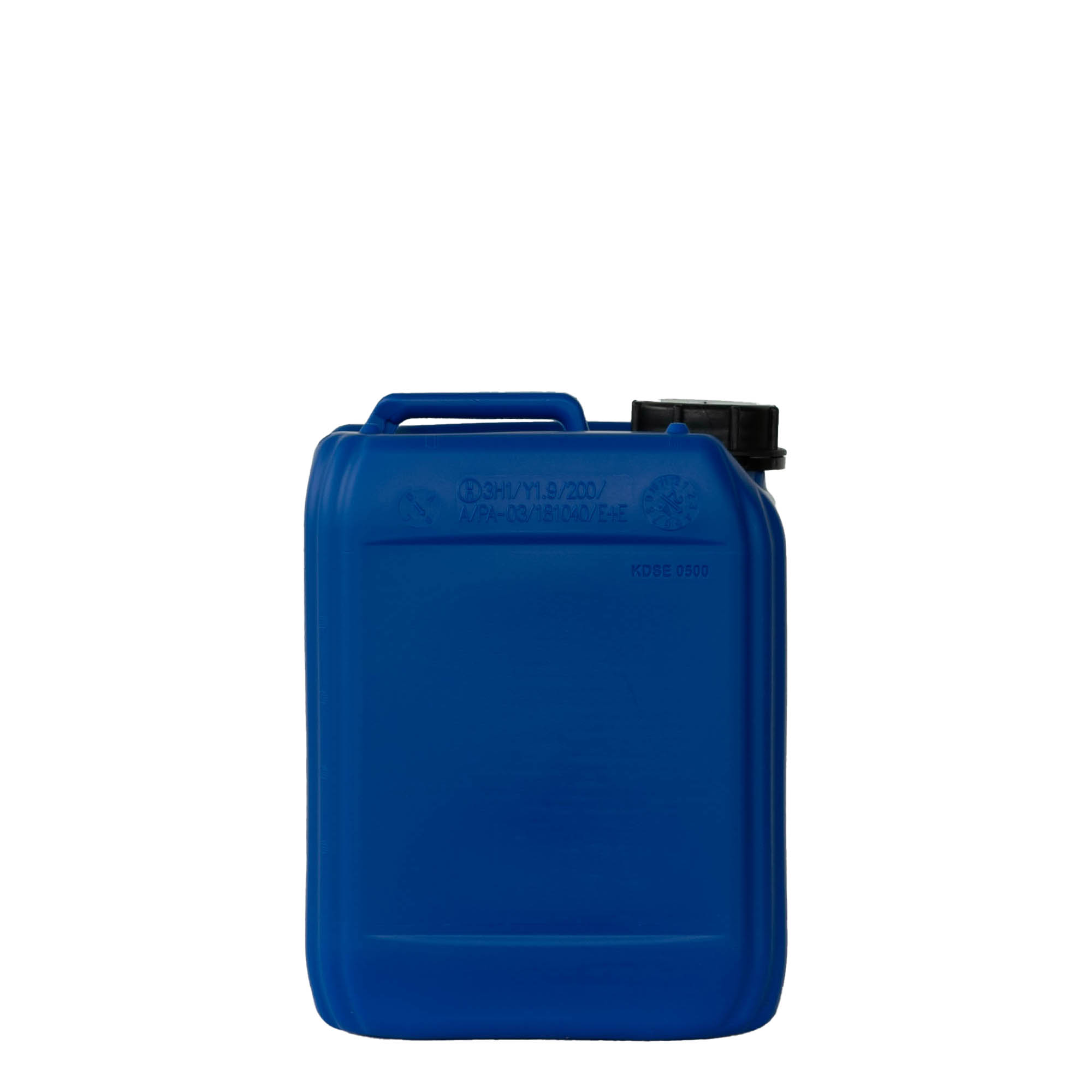 5 l canister, rectangular, HDPE plastic, blue, opening: ND 55 5 l canister, rectangular, HDPE plastic, blue, opening: ND 55