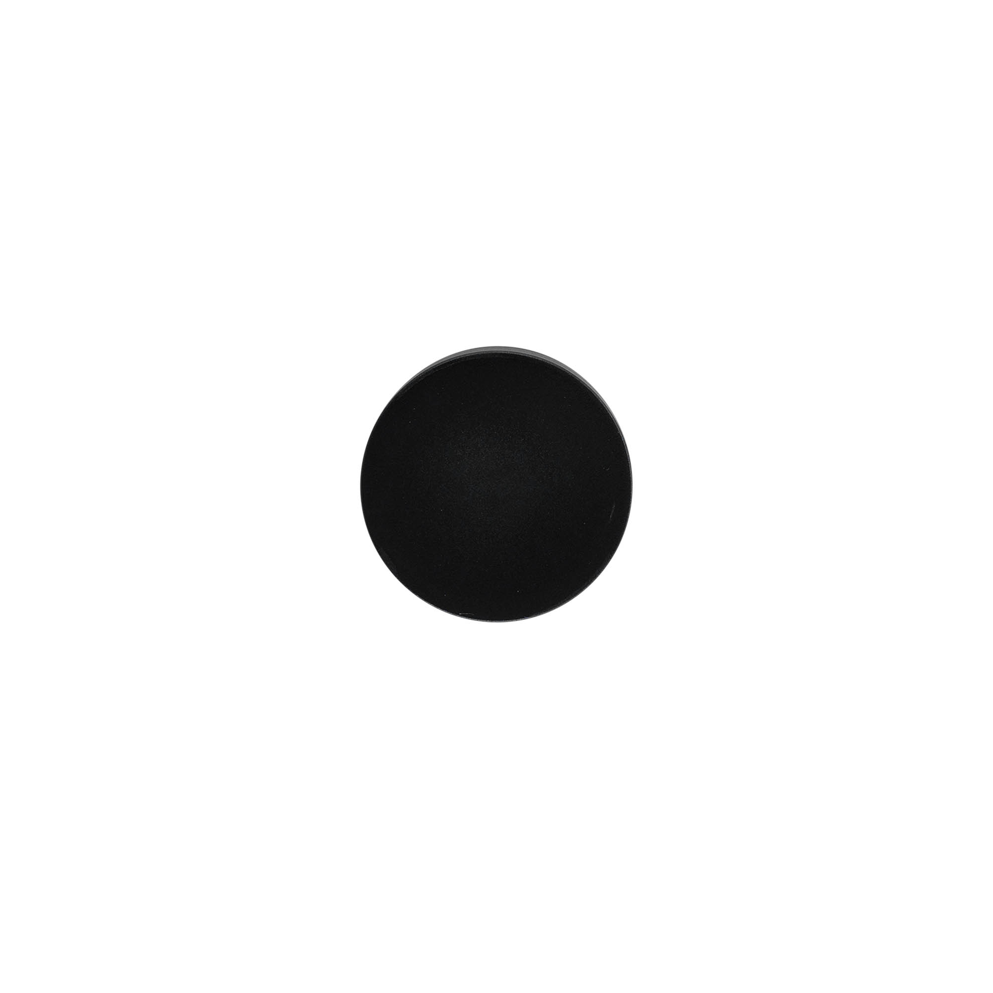 Screw cap for 15 ml ‘Antonella’, PP plastic, black