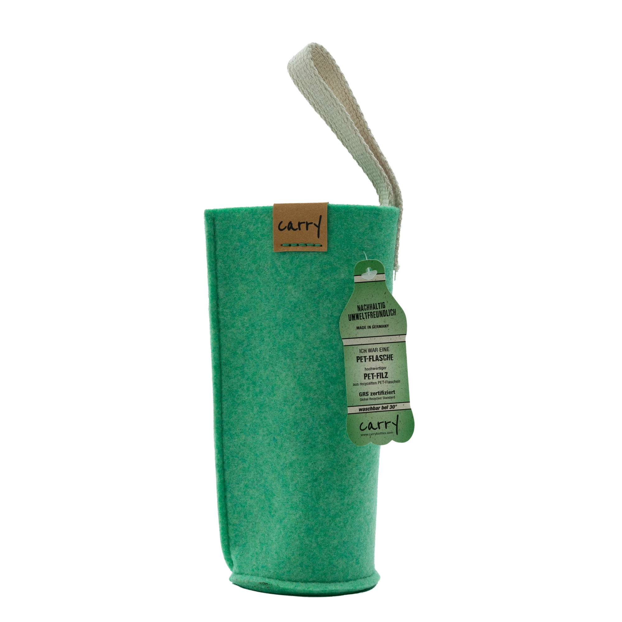 CARRY Sleeve, fabric, mint green CARRY Sleeve, fabric, mint green