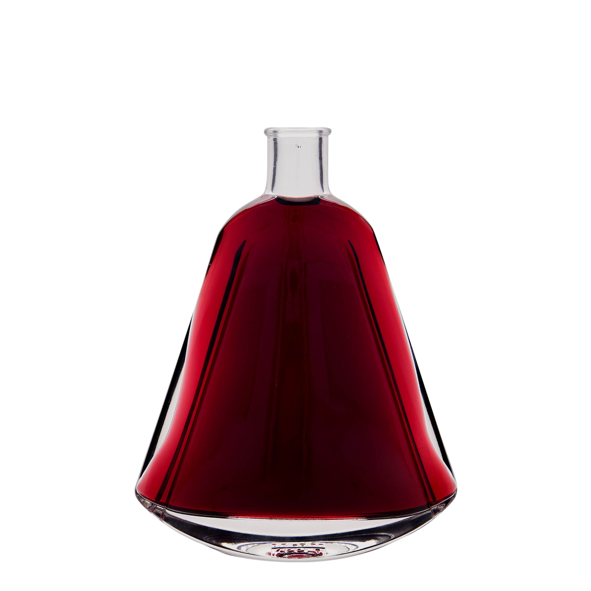 350 ml glass bottle 'Maurizio', oval, opening: cork