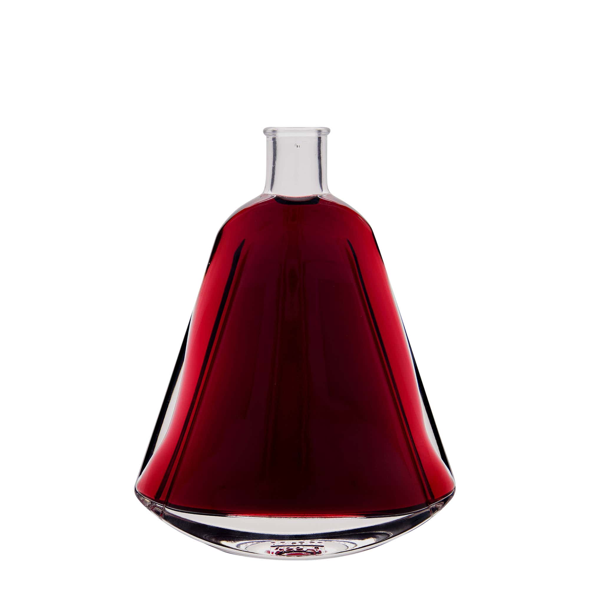 350 ml glass bottle ‘Maurizio’, oval, opening: cork