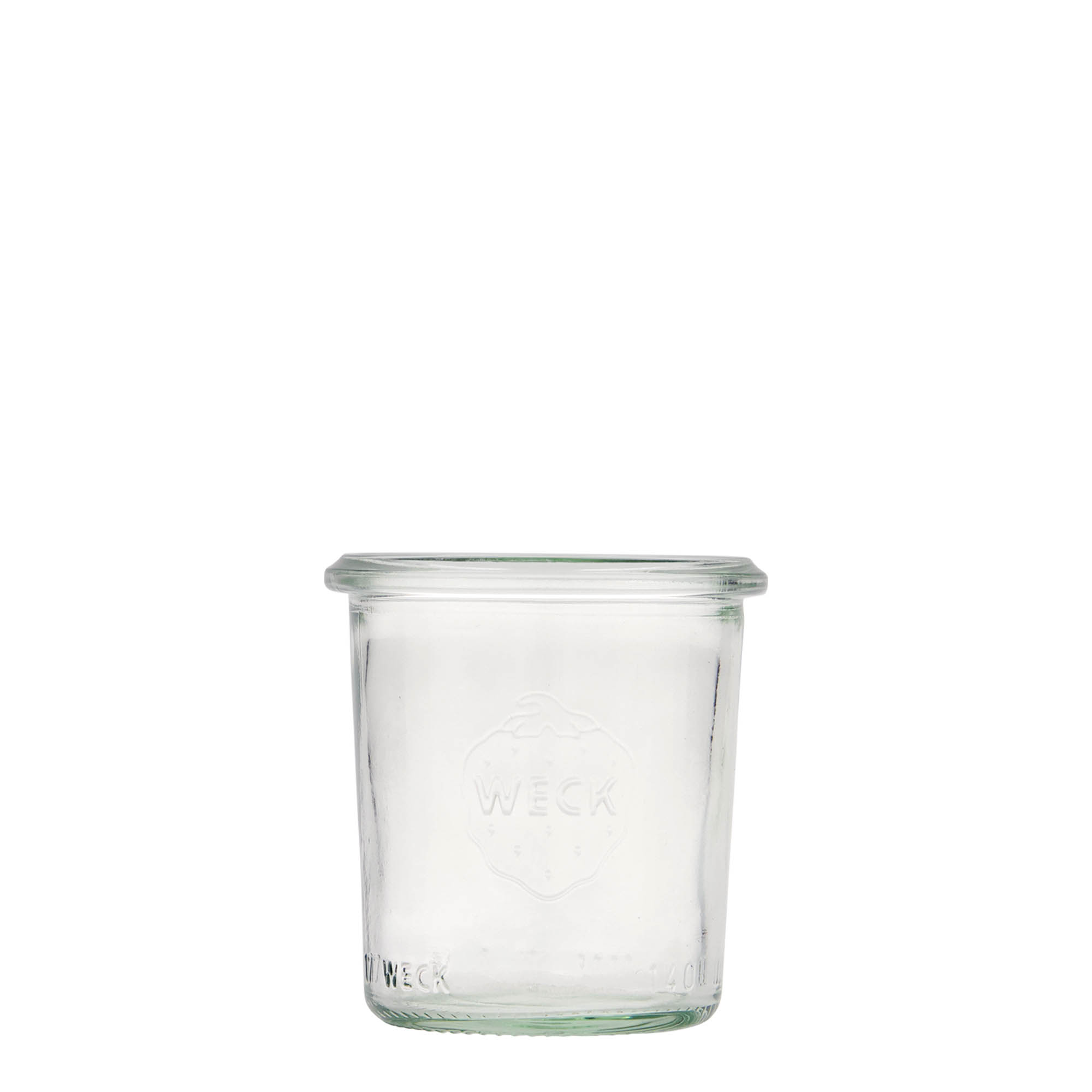 140 ml WECK cylindrical jar, closure: round rim