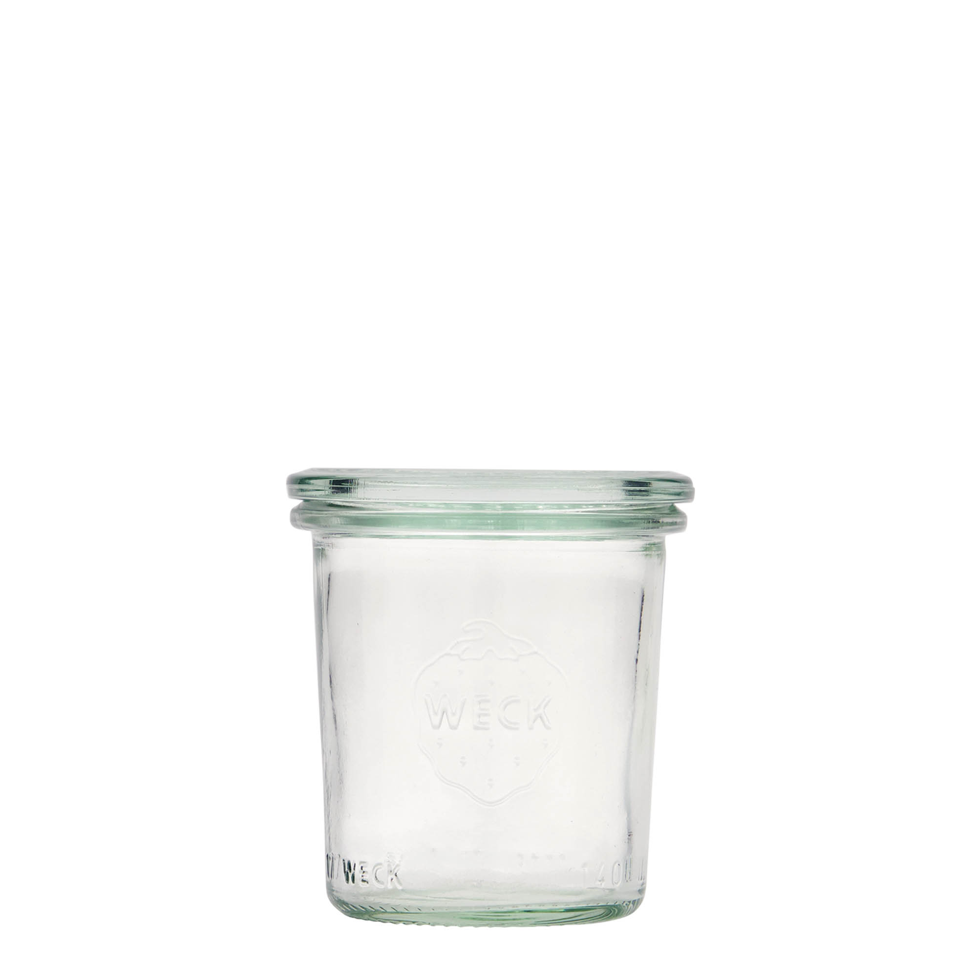 140 ml WECK inverted glass, opening: round rim 140 ml WECK inverted glass, opening: round rim