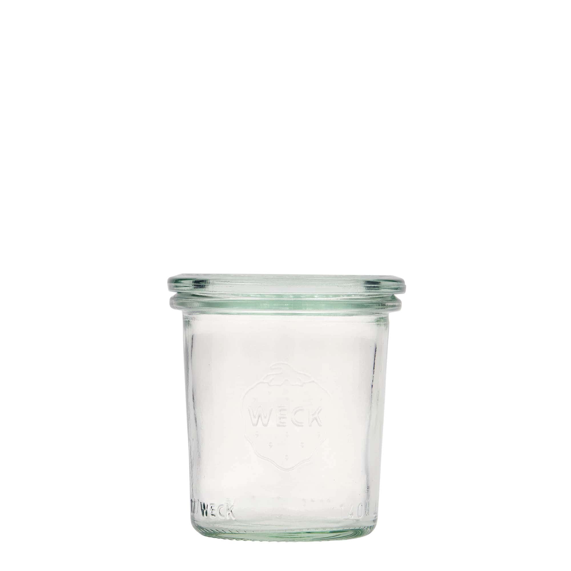 140 ml WECK inverted glass, opening: round rim