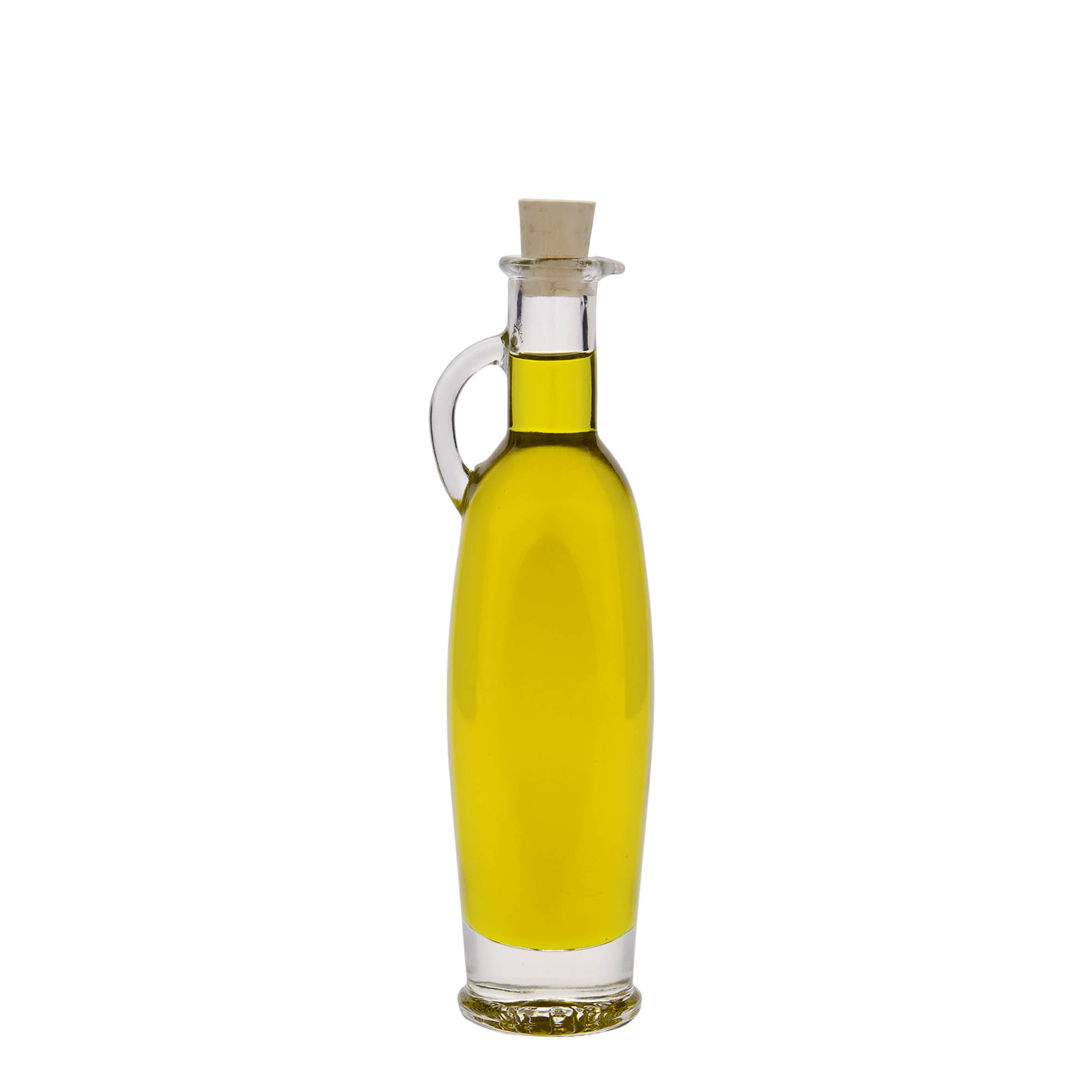 100 ml glass bottle 'Eleganta', oval, opening: cork 100 ml glass bottle 'Eleganta', oval, opening: cork