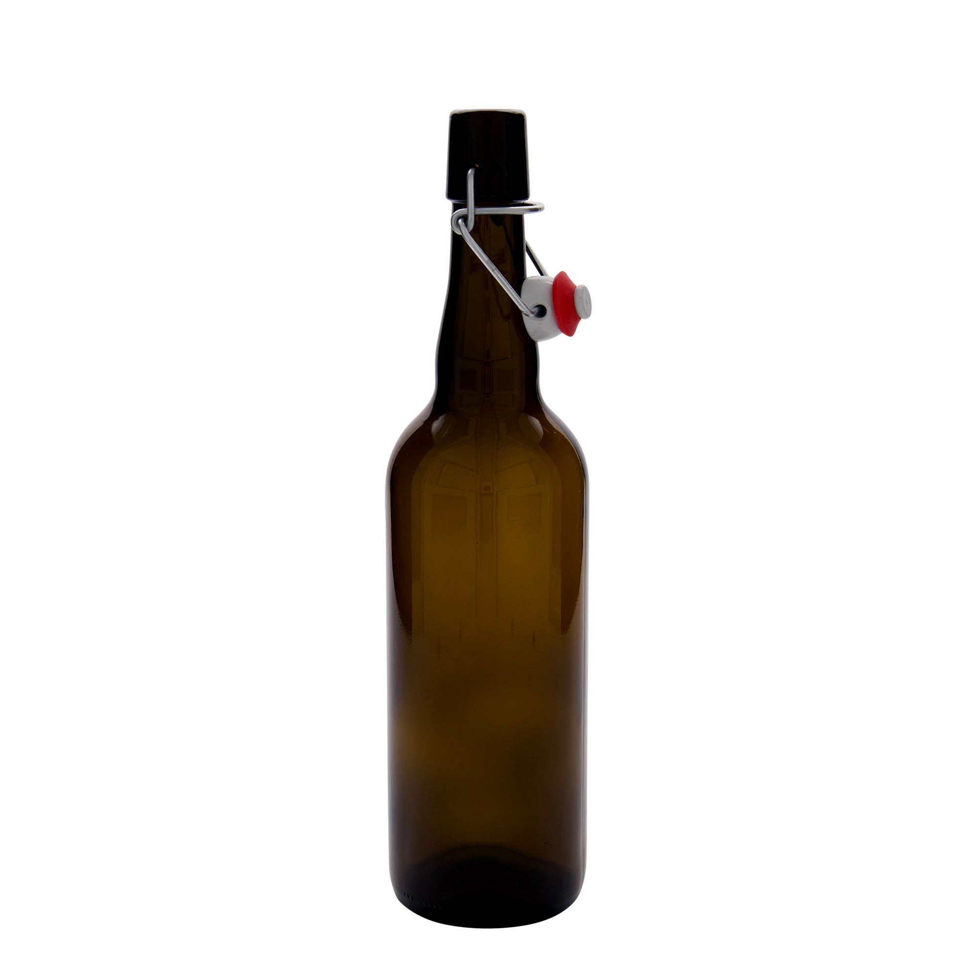750 ml beer bottle Belgium, glass, brown, opening: swing top closure 750 ml beer bottle Belgium, glass, brown, opening: swing top closure