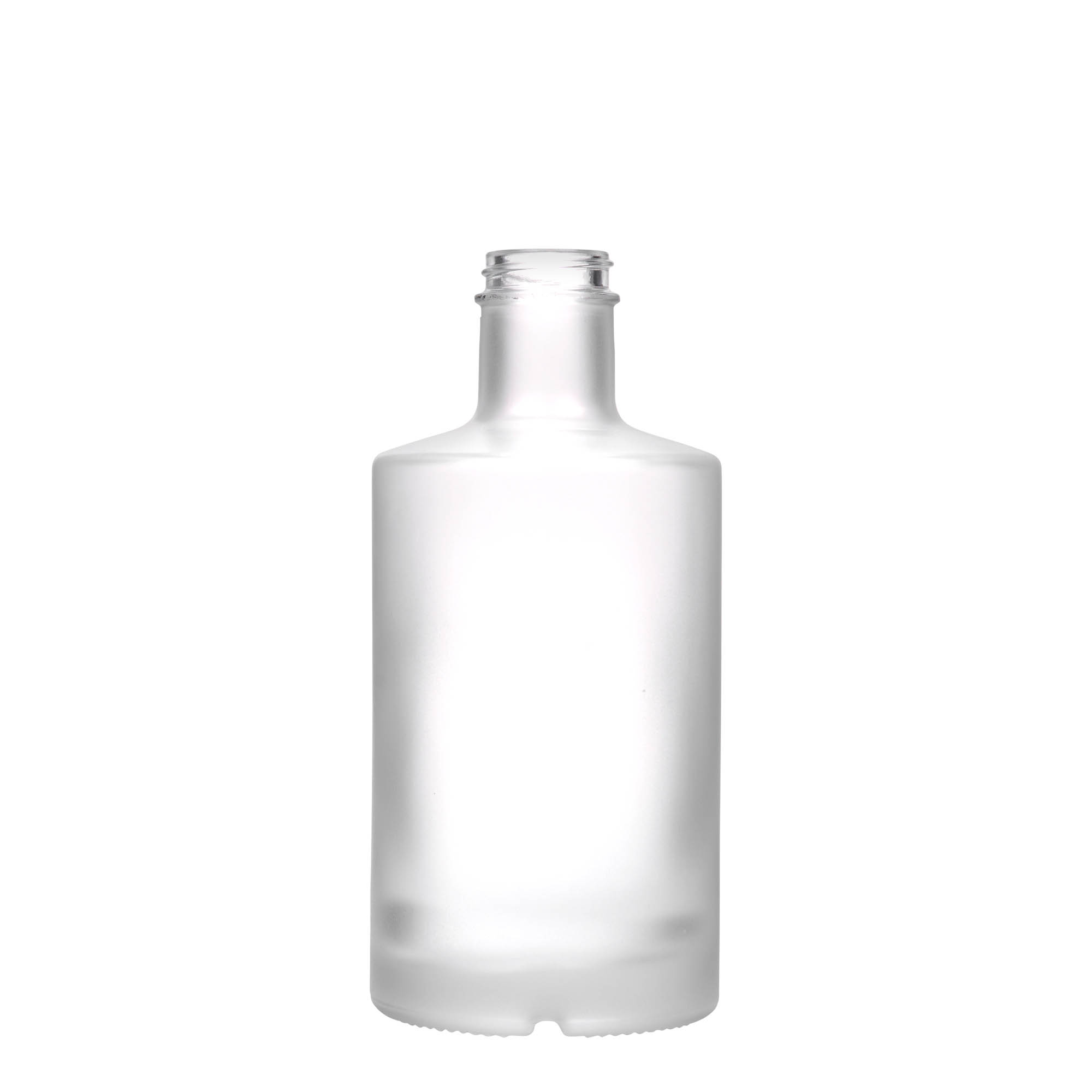 500 ml glass bottle 'Caroline', frosted, opening: GPI 33 500 ml glass bottle 'Caroline', frosted, opening: GPI 33