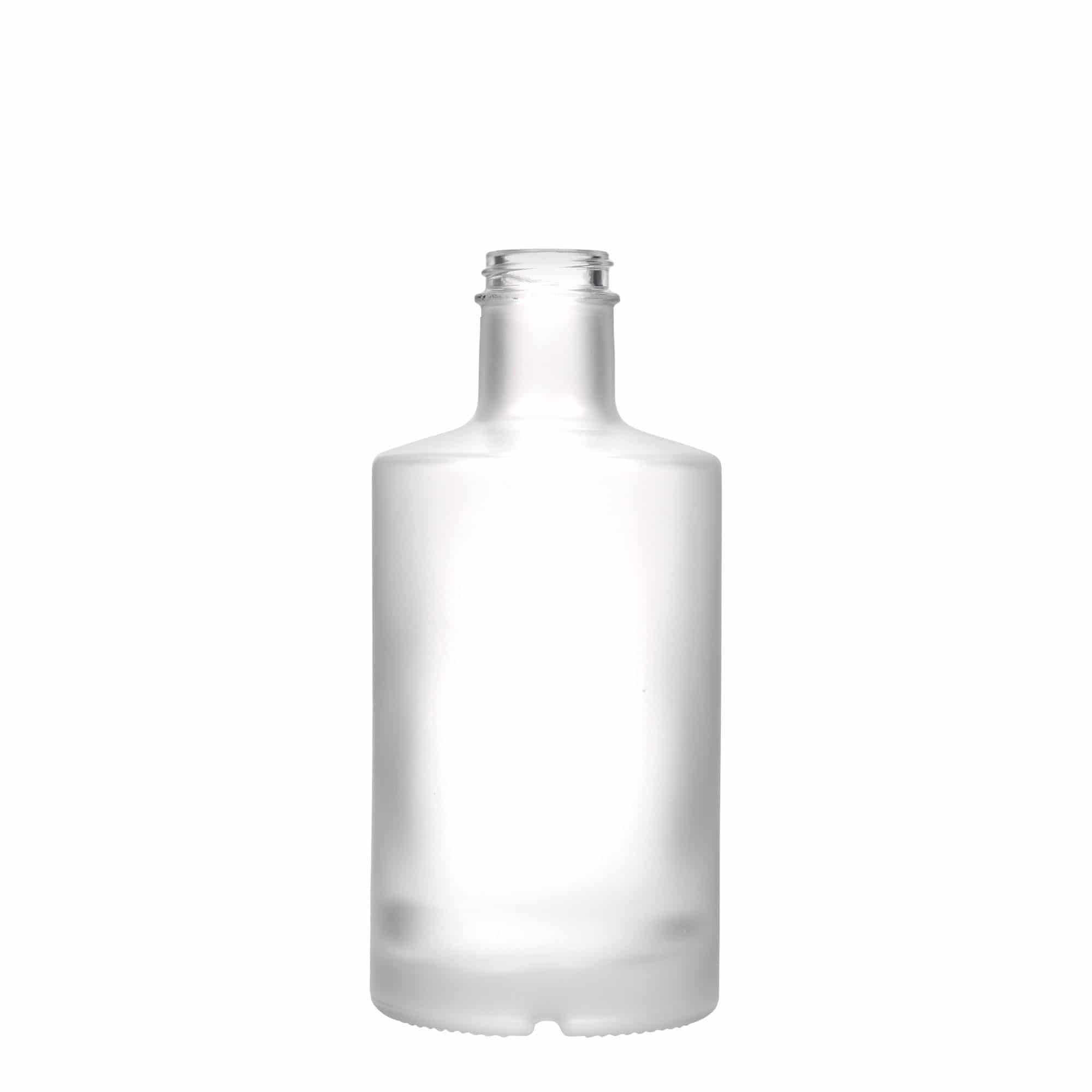 500 ml glass bottle ‘Caroline’, frosted, opening: GPI 33