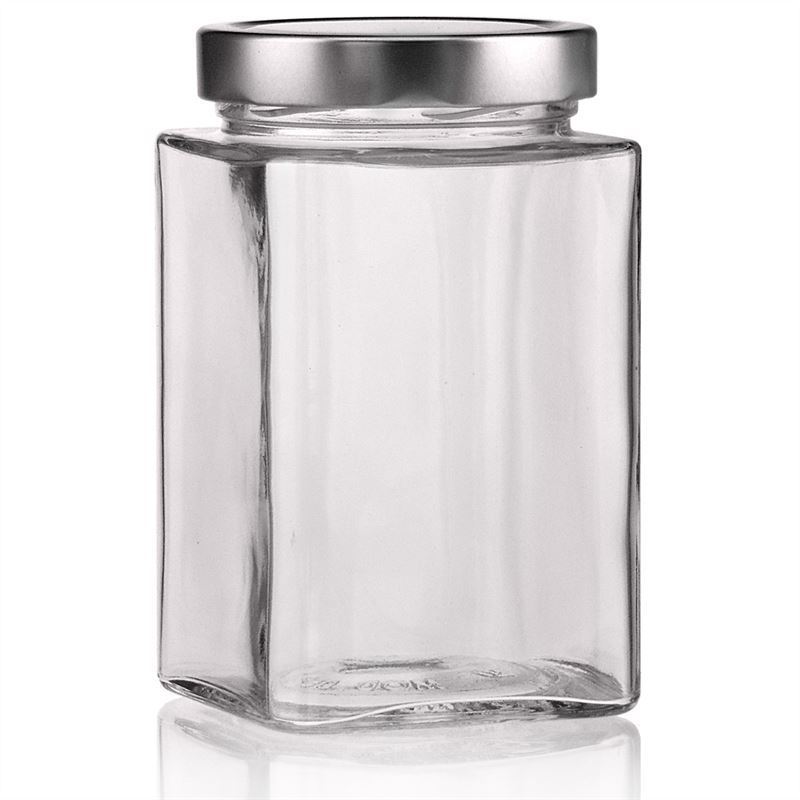 720 ml square jar 'Ikarus', closure: deep twist off (DTO 82) 720 ml square jar 'Ikarus', closure: deep twist off (DTO 82)